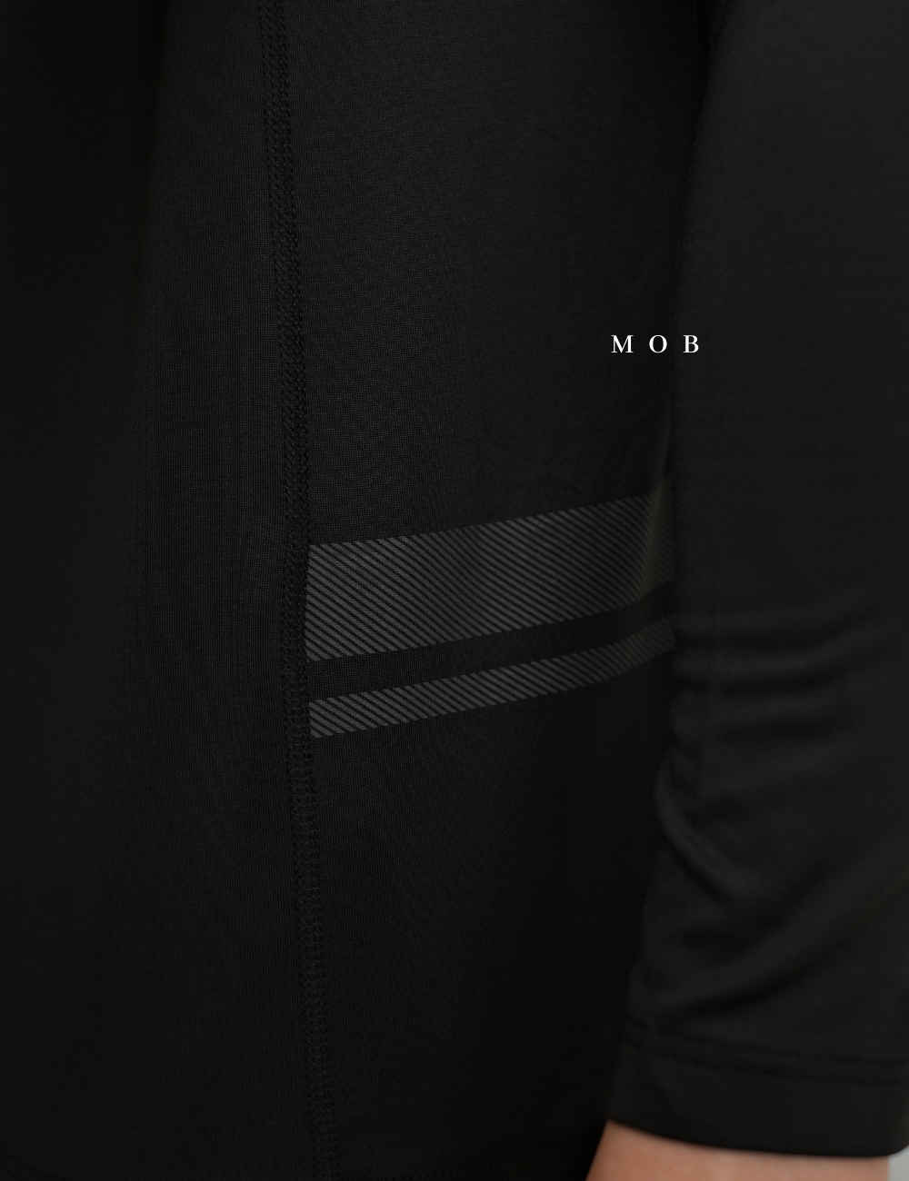 PMBL01001 Warmcell Baselayer Middle Small Logo Black