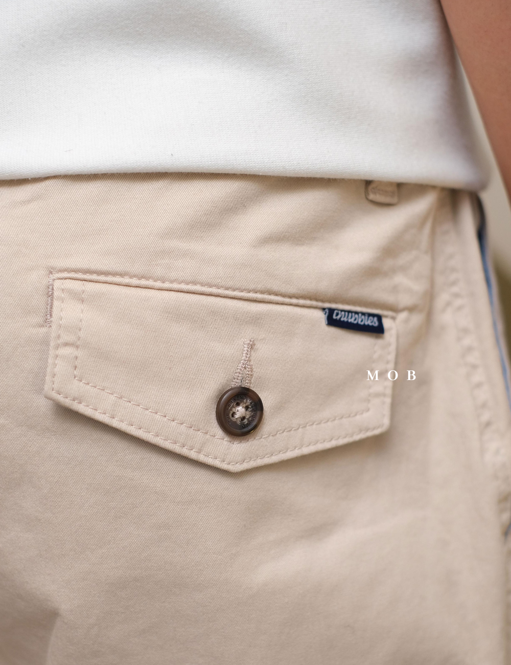 CBSSR02001 Twill Stretch Shorts Beige (Inseam 4)