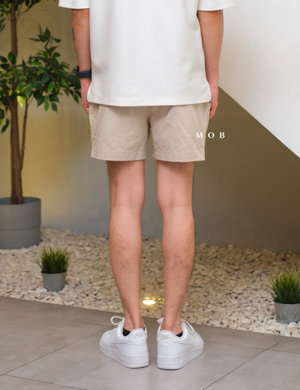 CBSSR02001 Twill Stretch Shorts Beige (Inseam 4)
