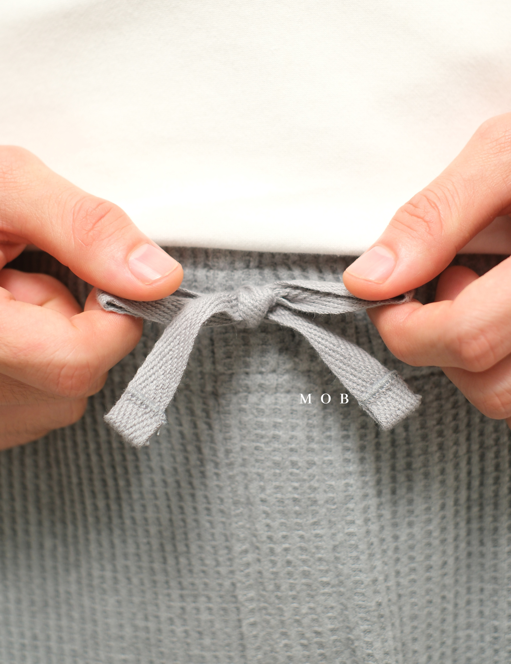 ONPJ02004 Waffle Pajama Pants Grey