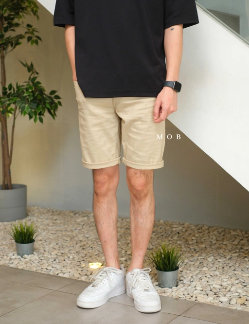 Image of JNJSR01005 Intelligence Regular 5 Pocket Shorts Khaki 