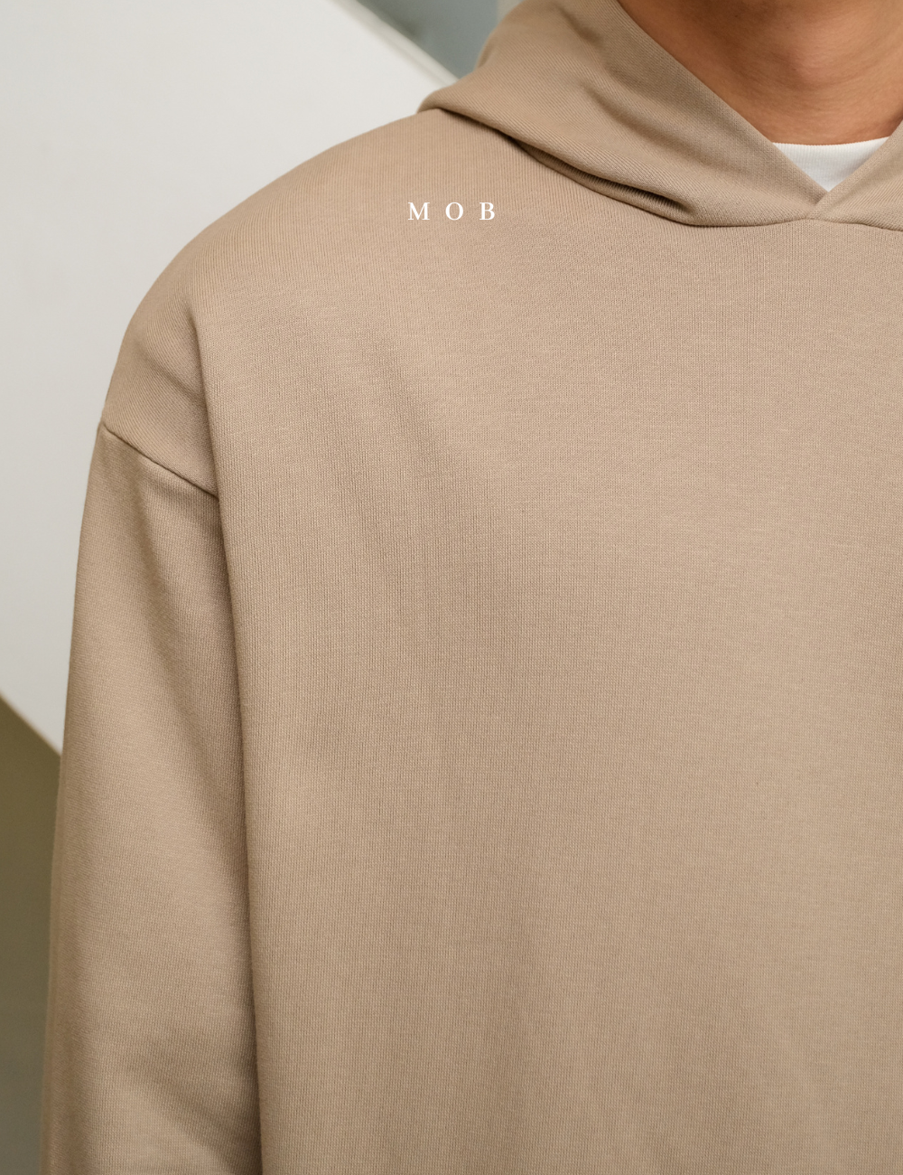 MJHOD01002 Basic Pullover Hoodie Brown
