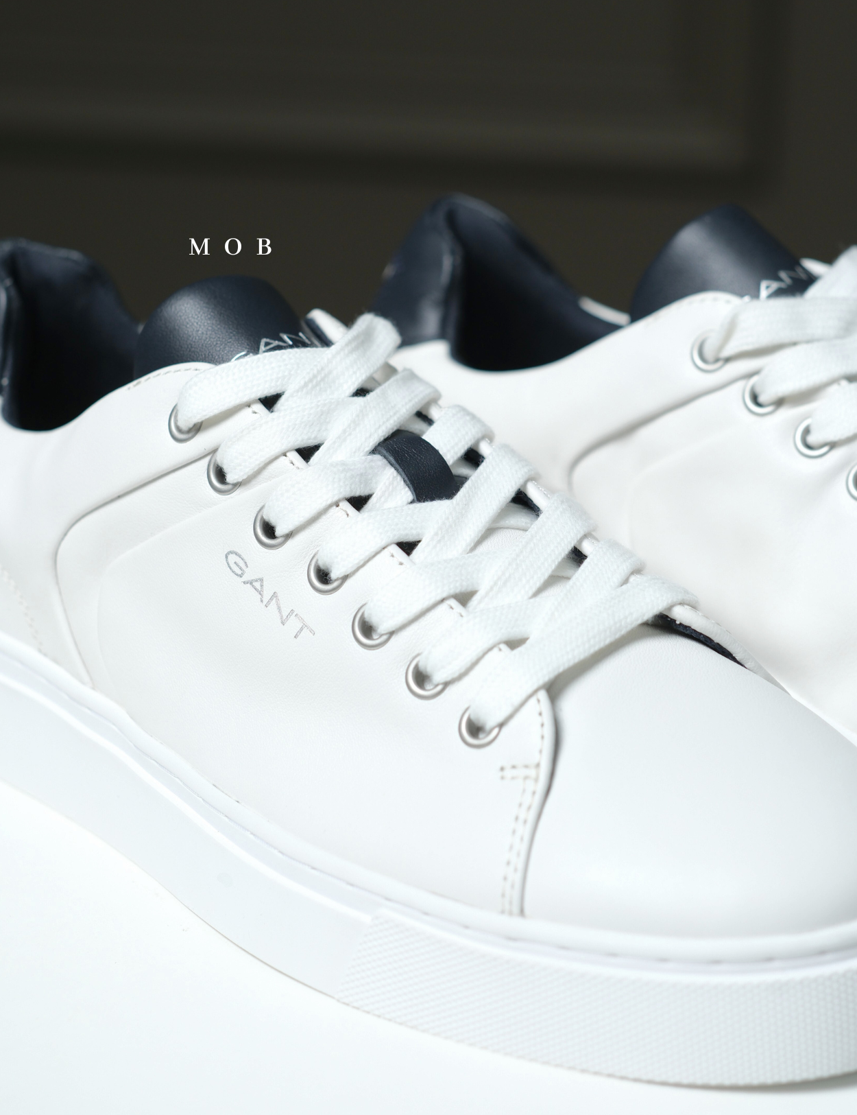 GNTSH01001 Mc Julien Sneakers White Deep Ocean