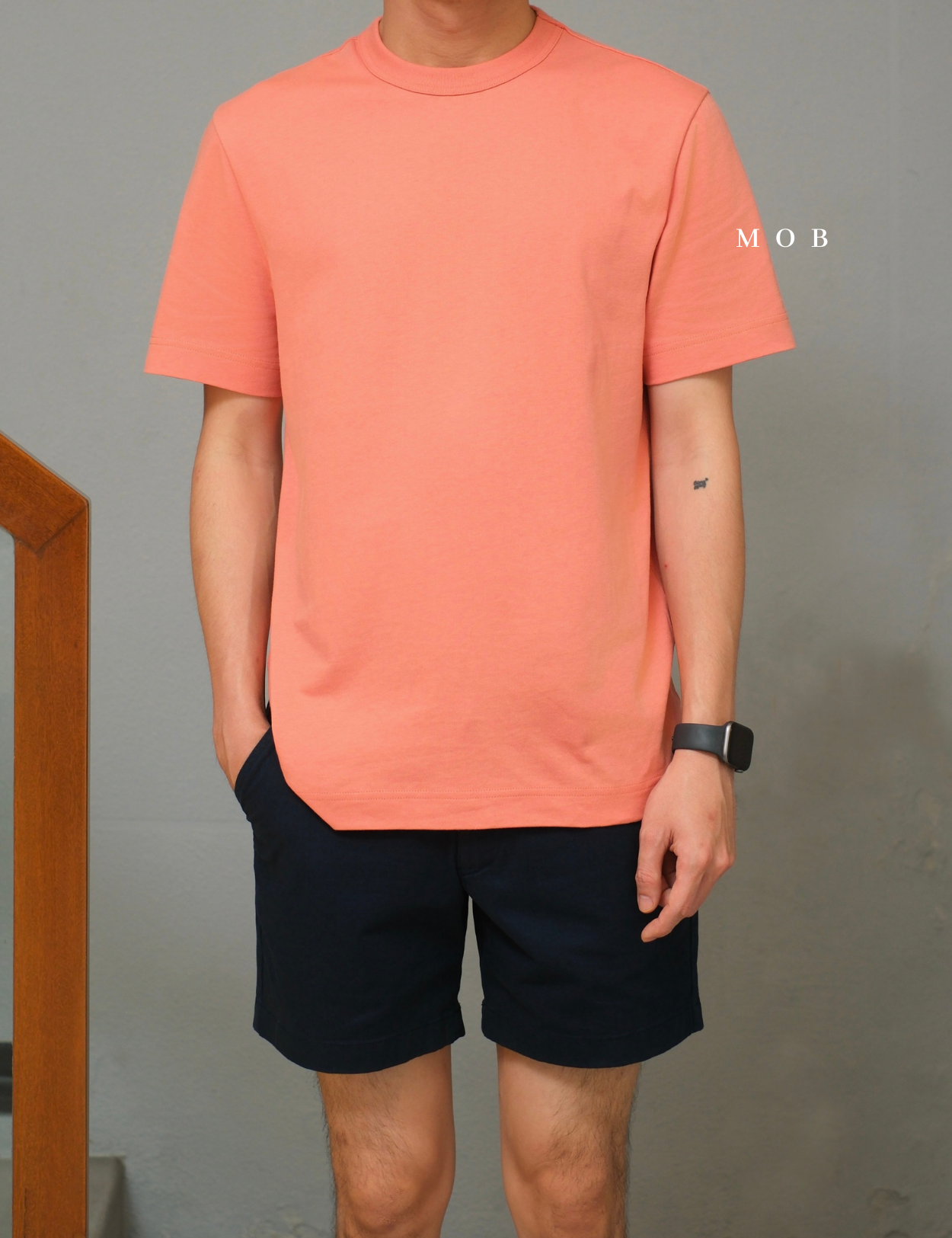 MODSST01001A Basic SS Tee Coral
