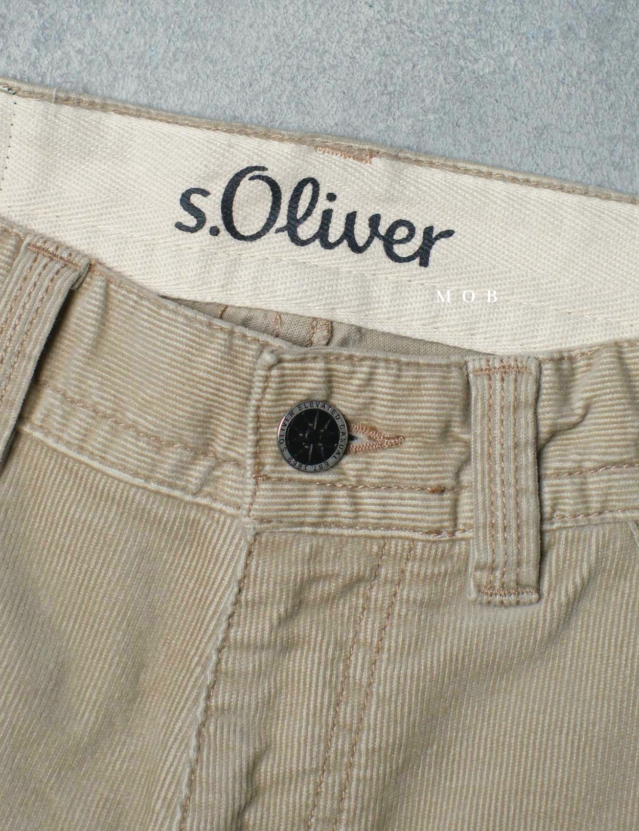 SOPT03001 Regular Corduroy Pants Beige