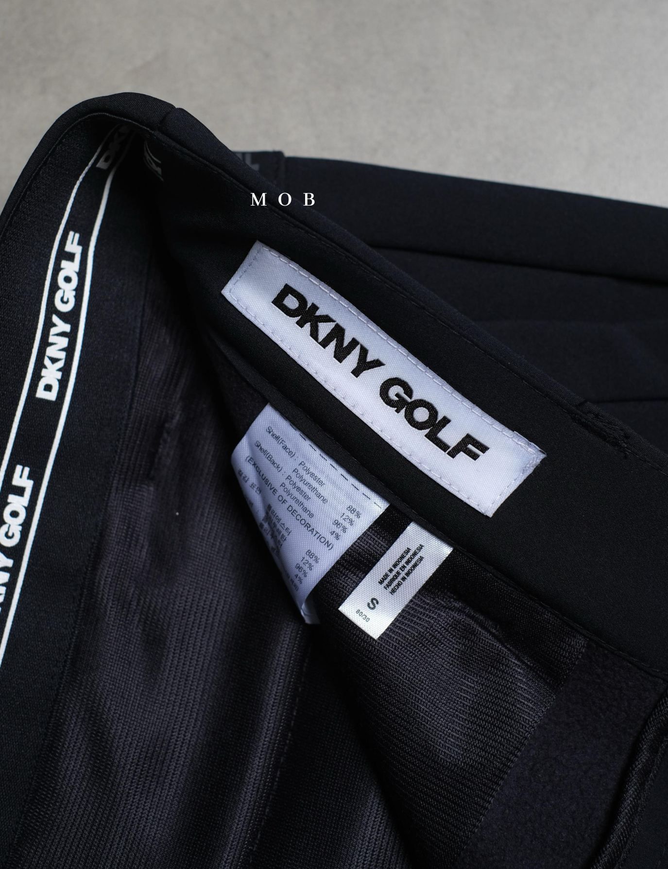 DKNYPT01001 Performance Banding Pants Navy