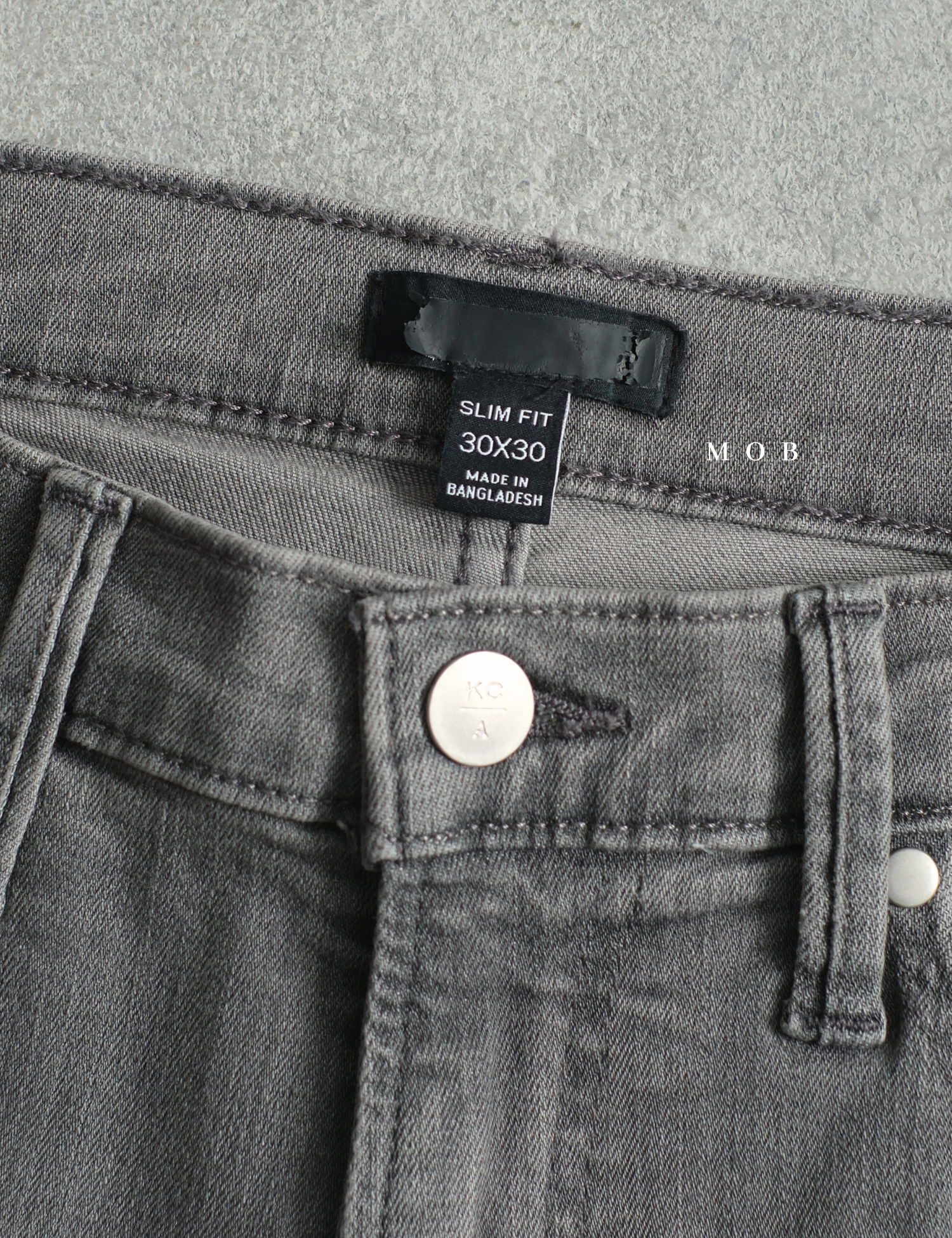 KCPT02001 Awearness Chillflex Slim Jeans Stone Grey
