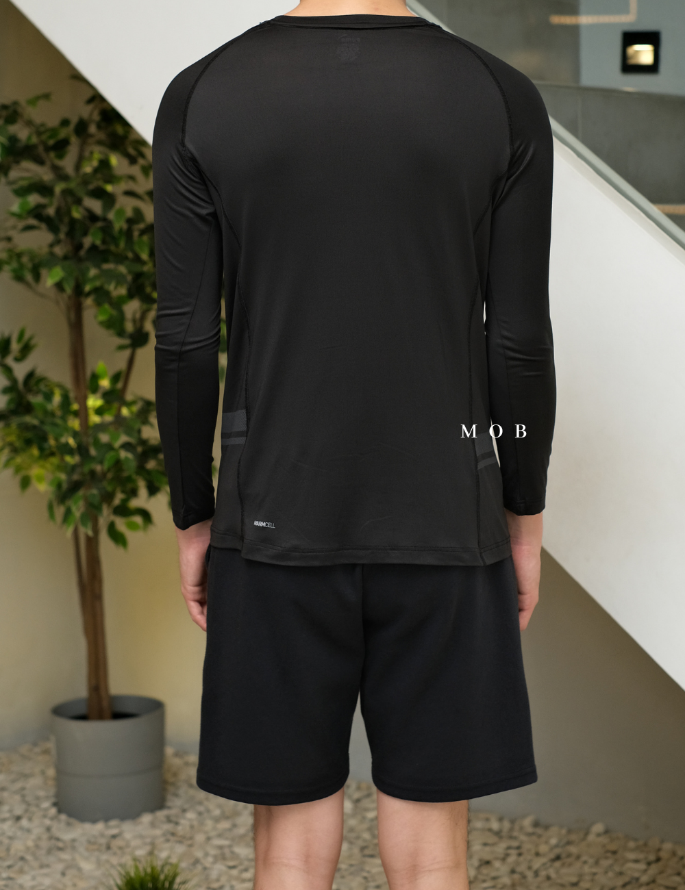 PMBL01001 Warmcell Baselayer Middle Small Logo Black