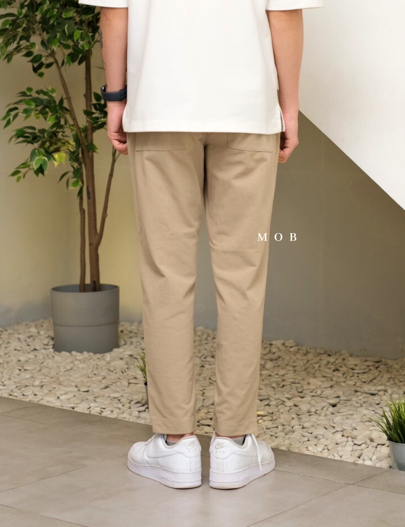 UNQPT1201 Ankle Pants Khaki