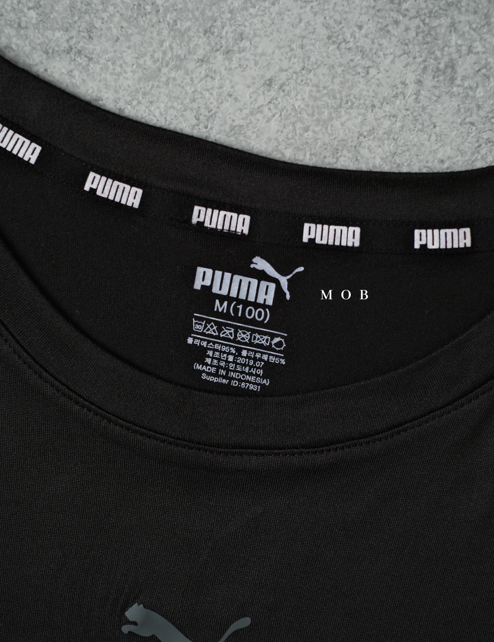 PMBL01001 Warmcell Baselayer Middle Small Logo Black