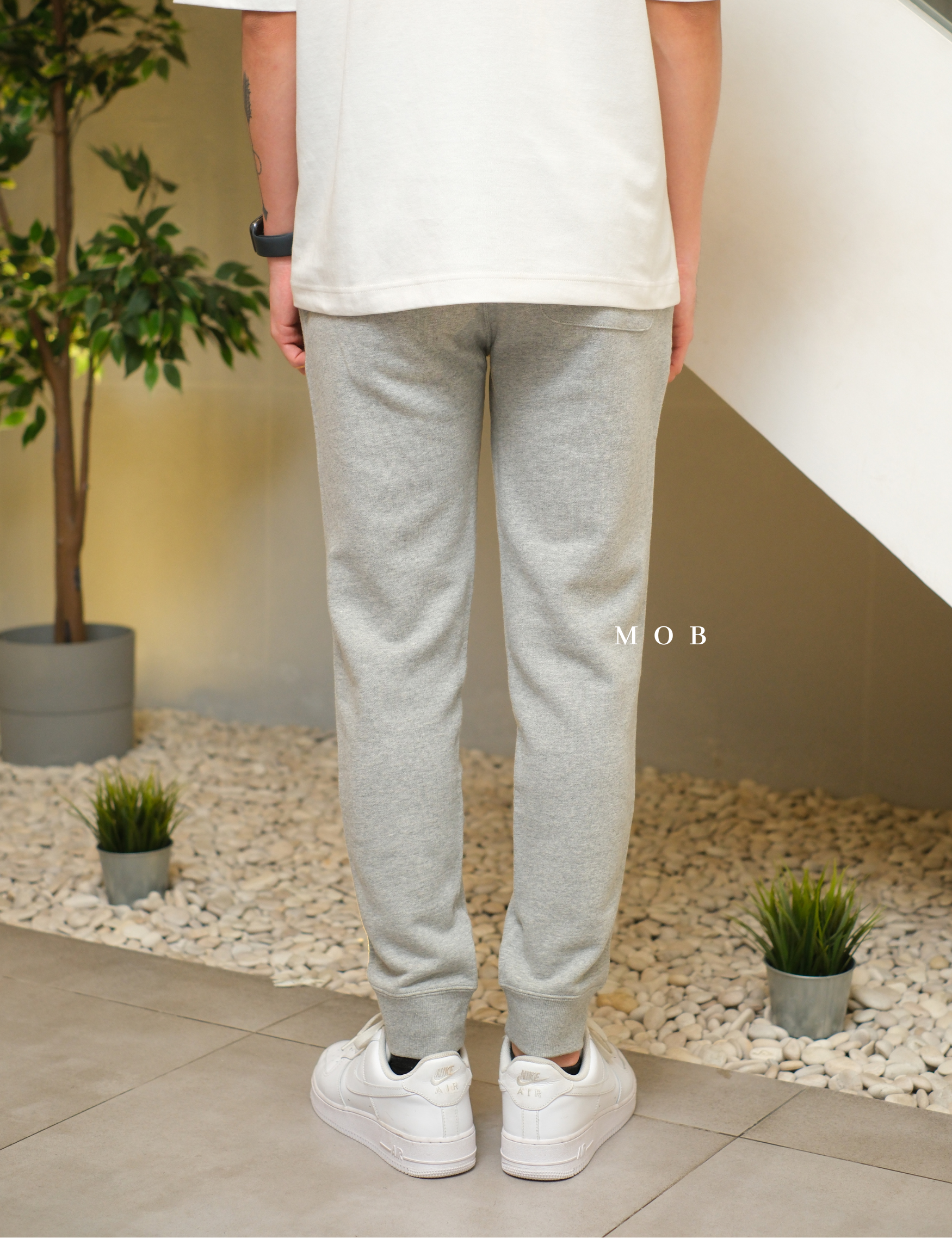 CHMPJP1501E Basic Terry Jogger Grey