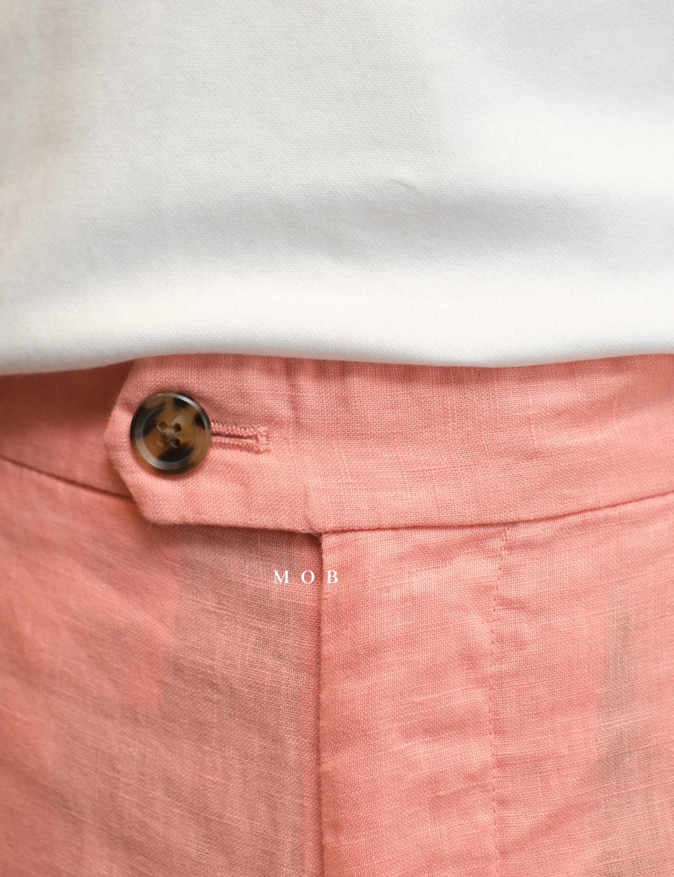 CLB02LIL002-001 Linen Luxury Pants Dusty Pink