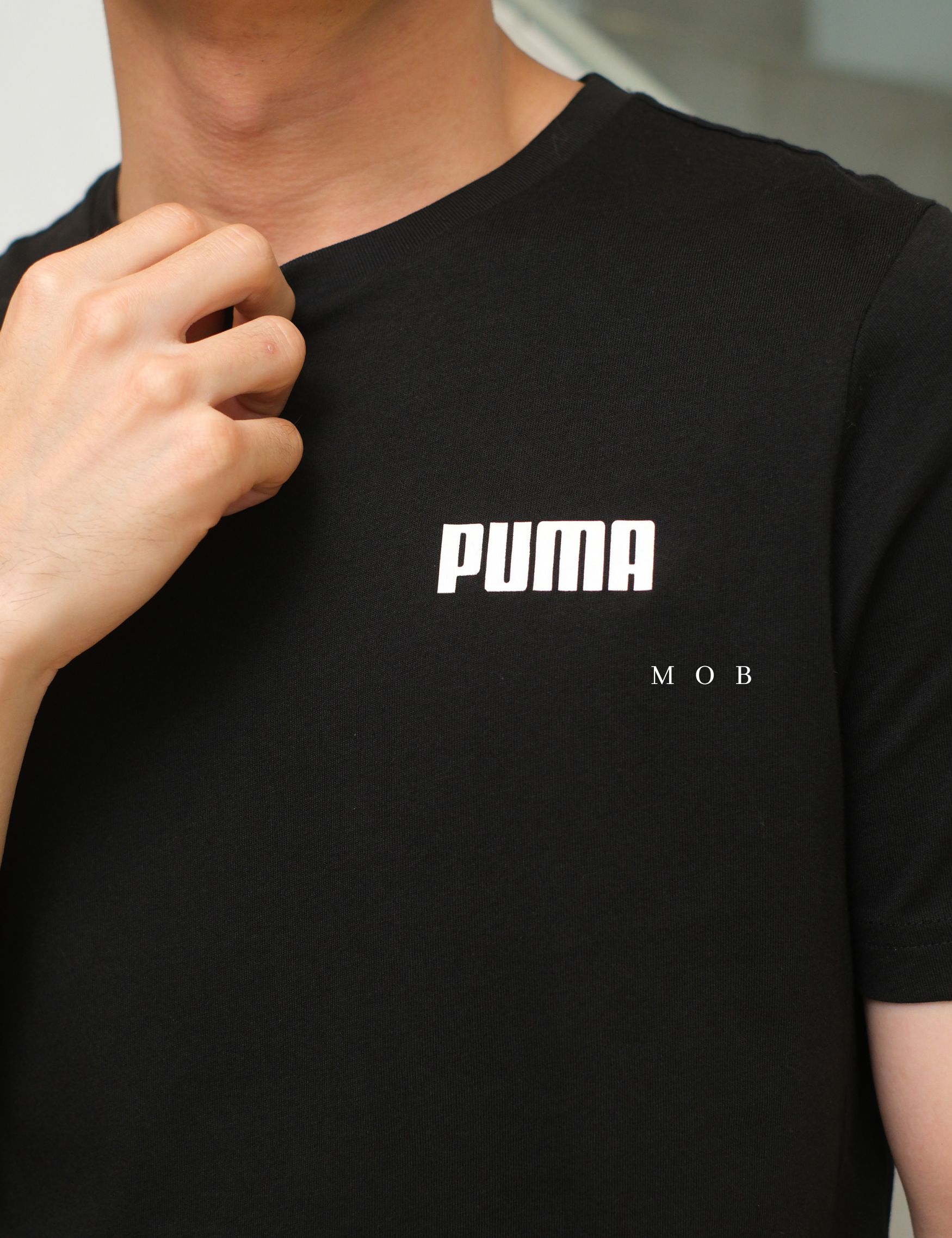 PMSST07003A Essentials Small Logo SS Tee Black