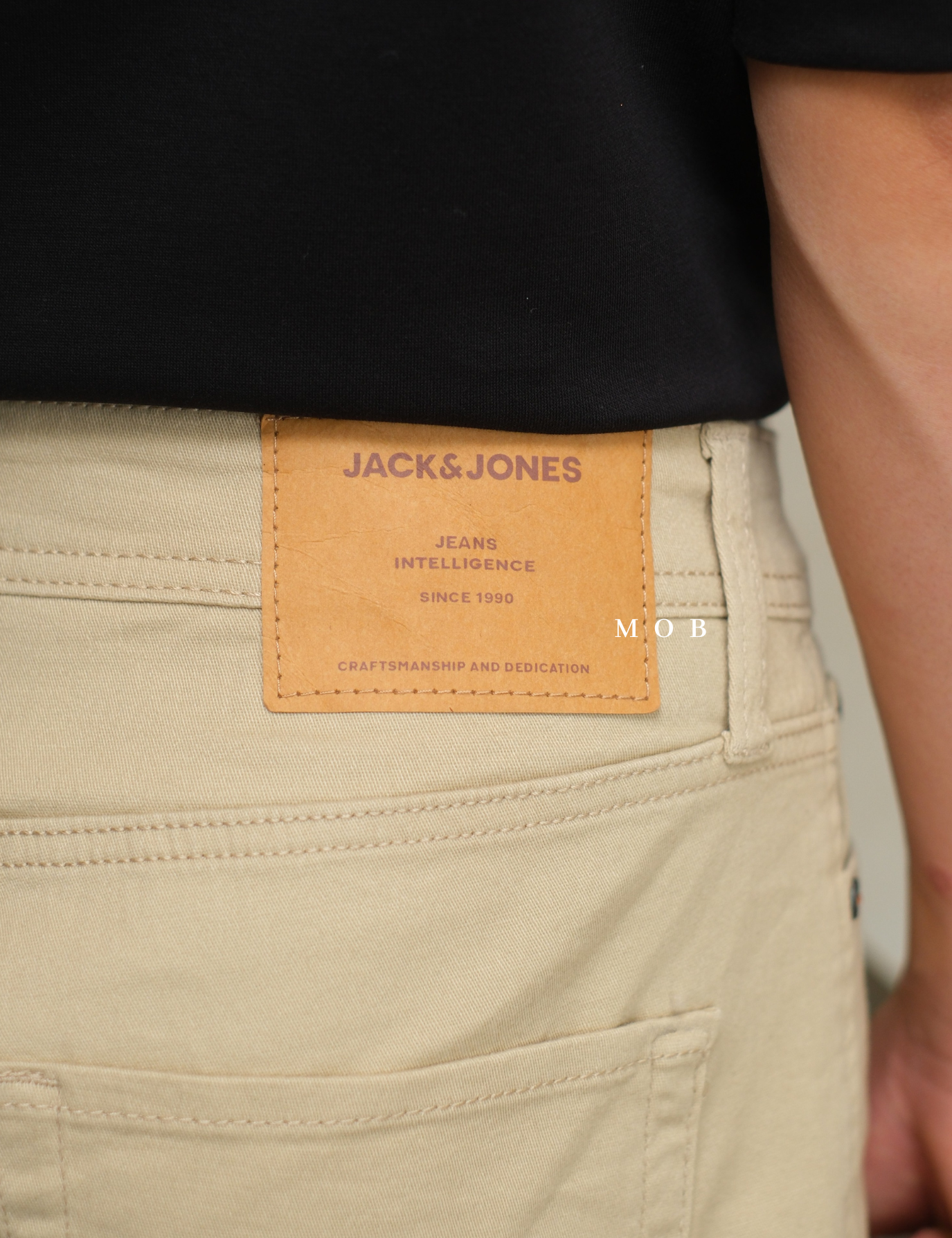 JNJSR01005 Intelligence Regular 5 Pocket Shorts Khaki 