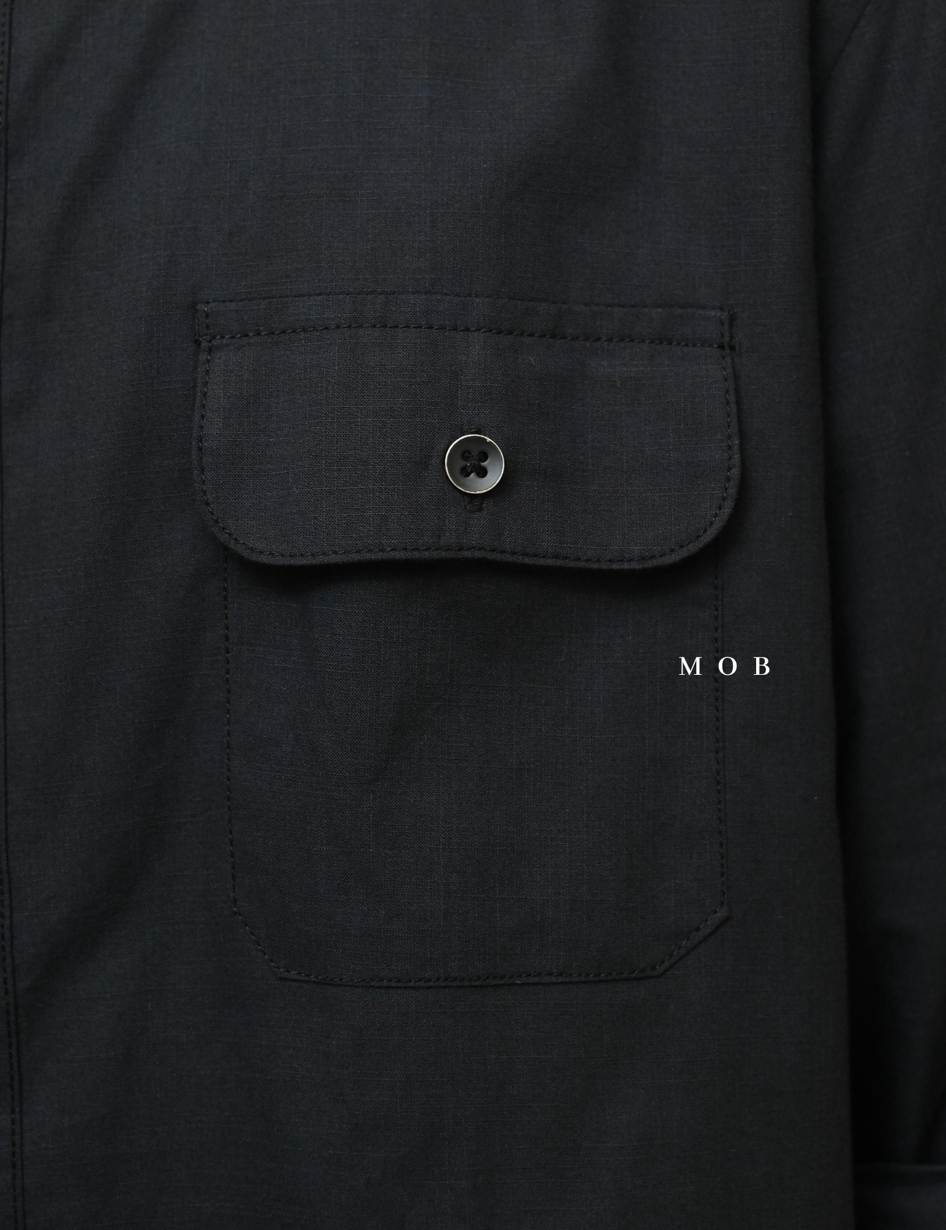 AFLSS01002G Regular Pocket LS Shirt Black