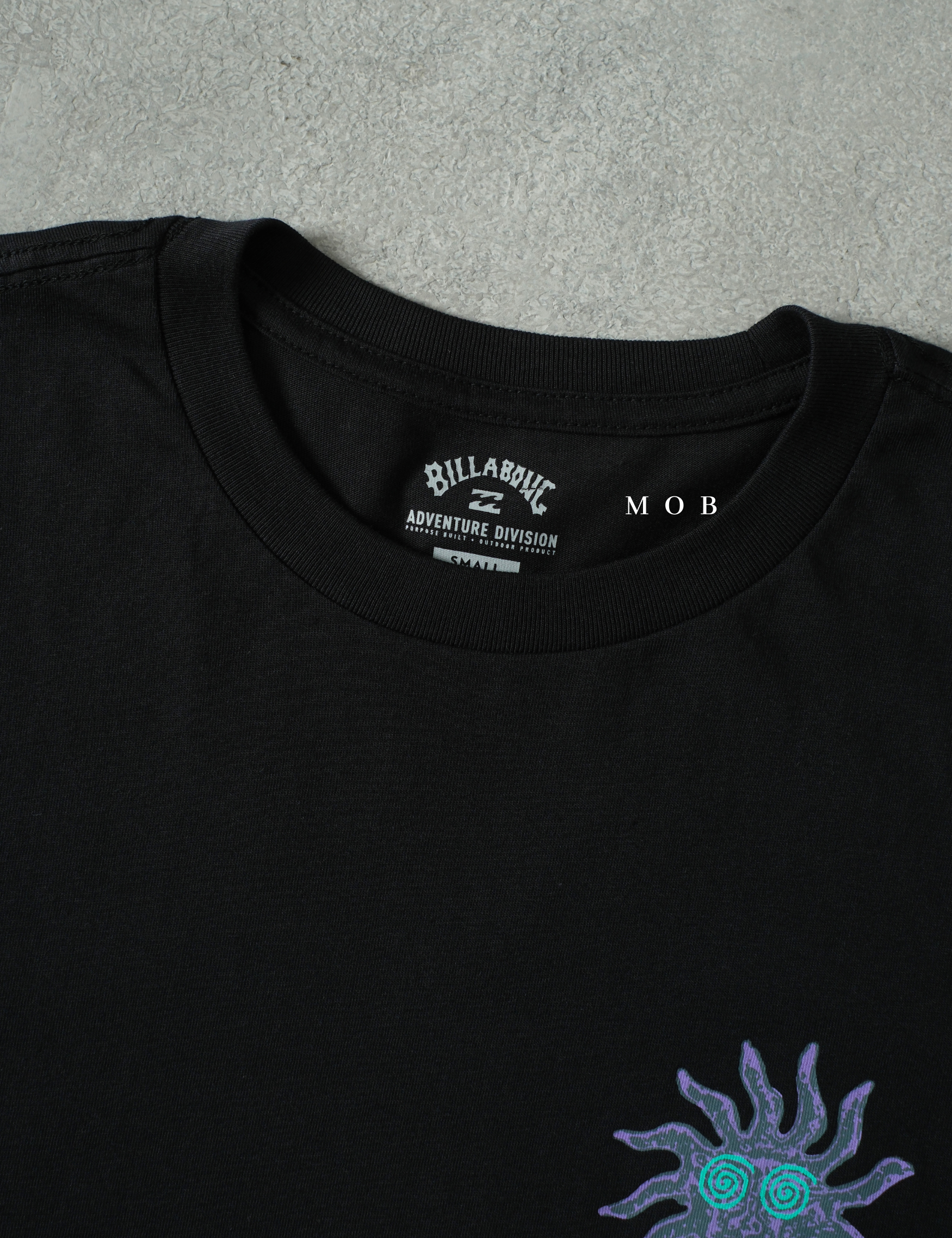 BILLSST02008 Up Rise Black SS Tee
