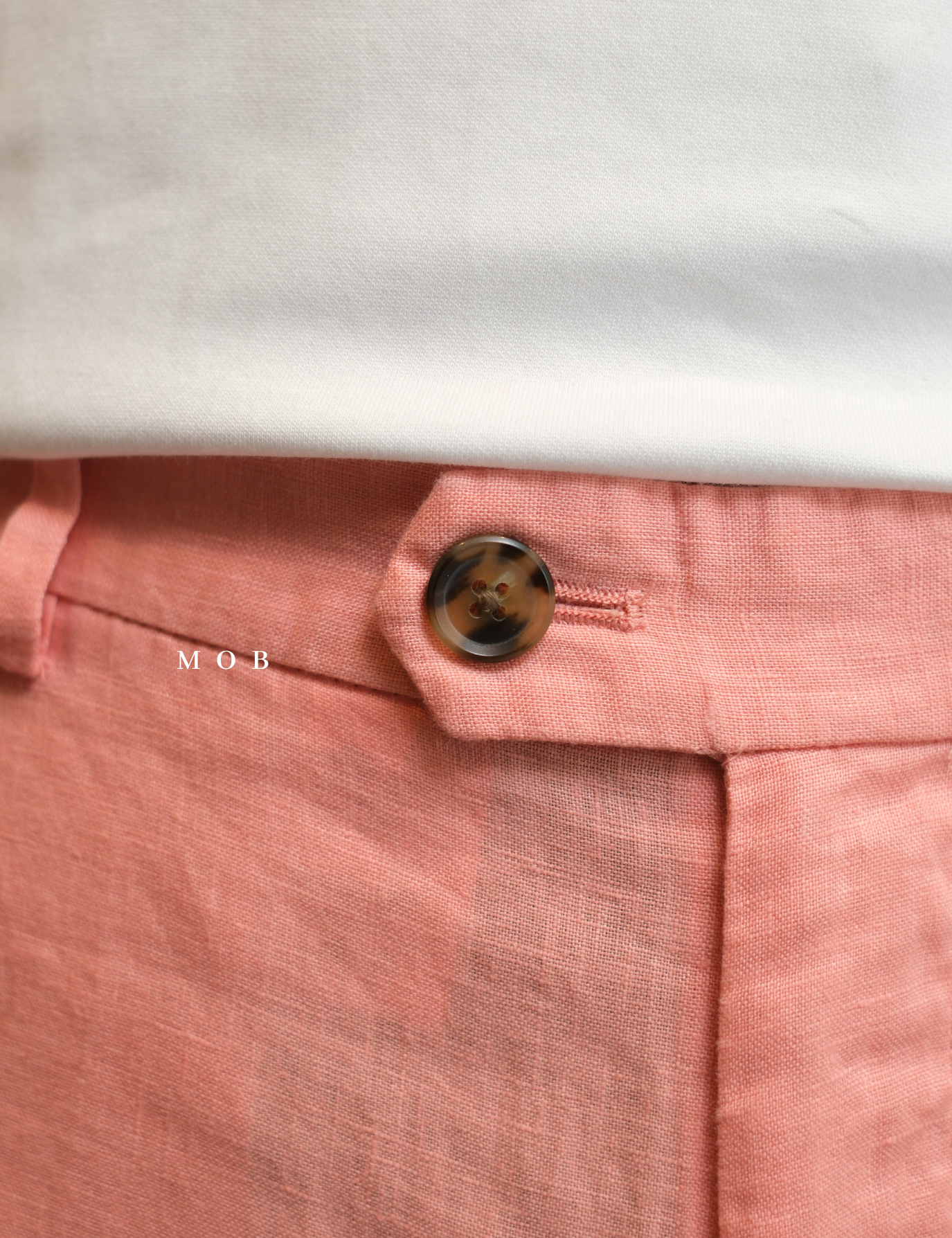 CLB02LIL002-001 Linen Luxury Pants Dusty Pink