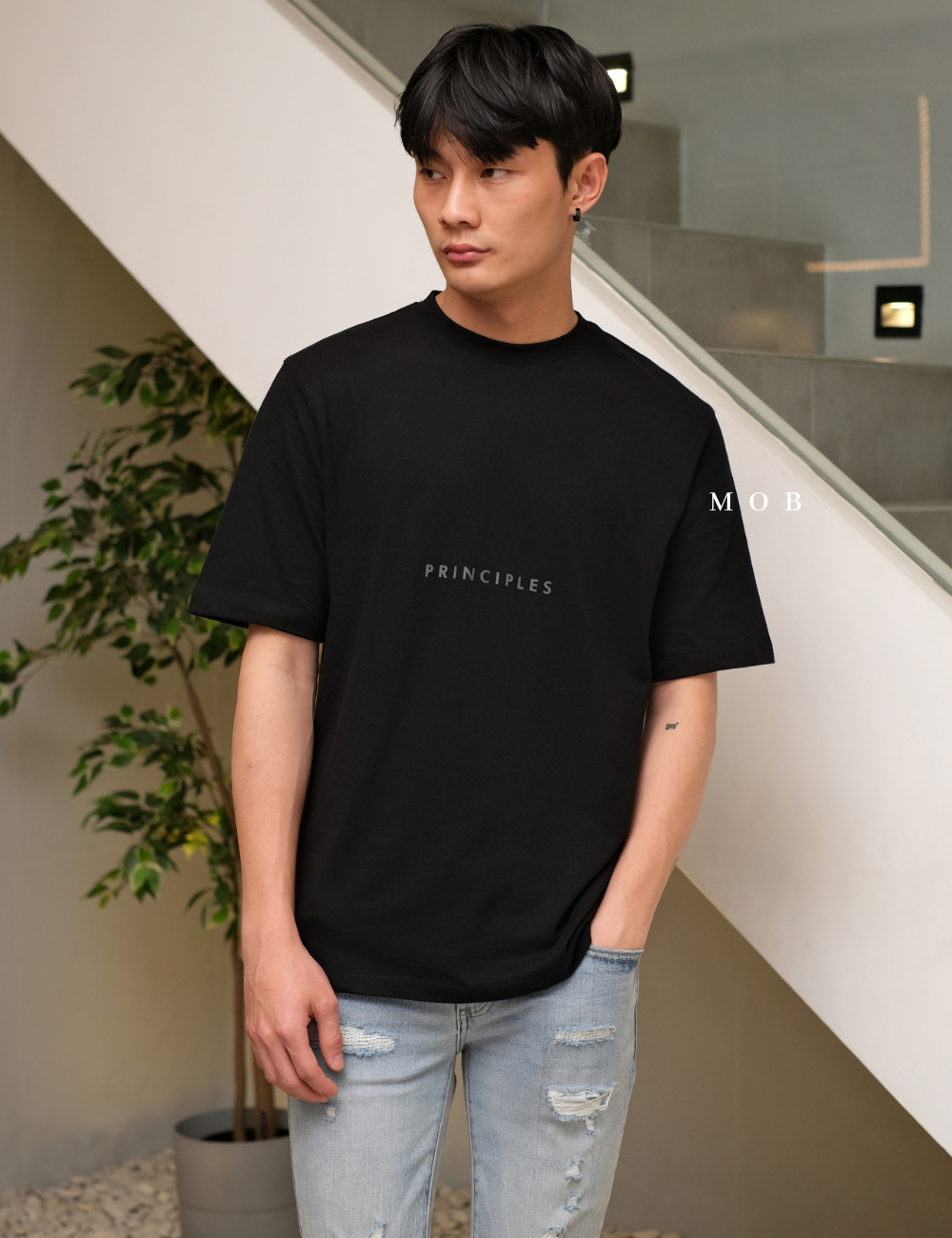 ARKSST07001 Principles Tshirt Black (S ONLY)
