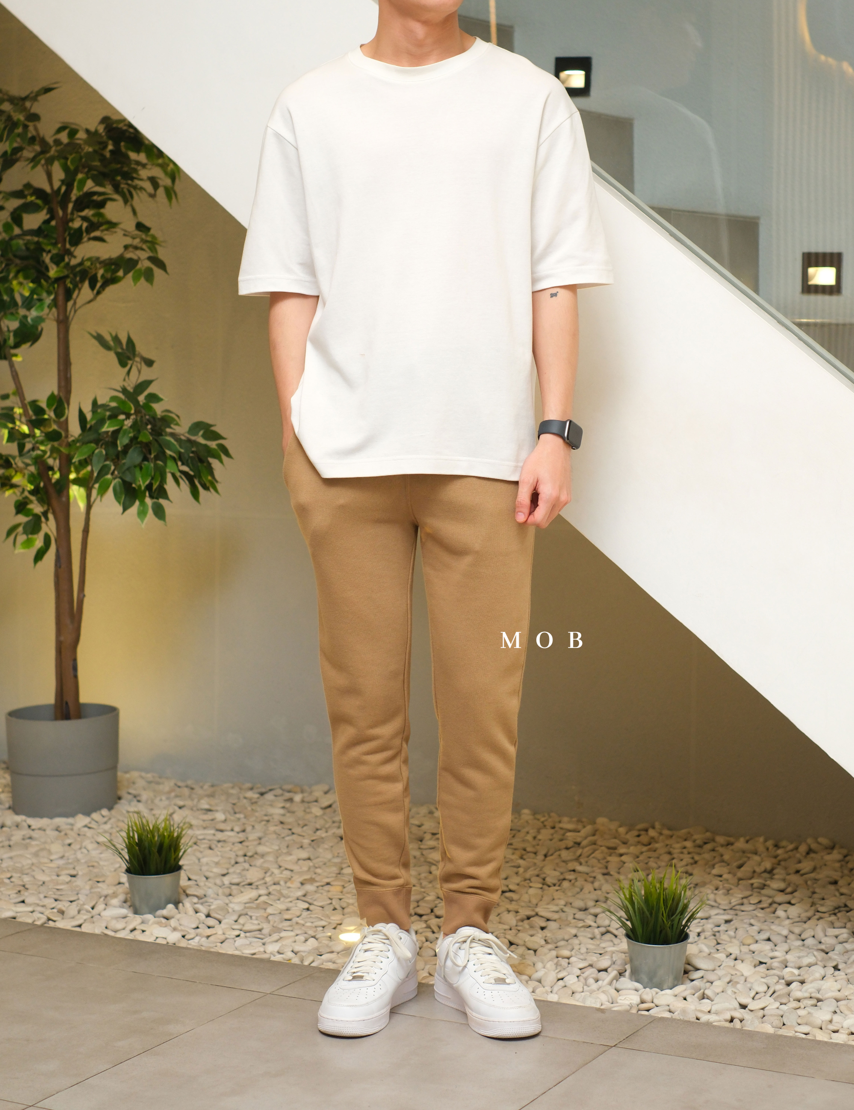 CHMPJP1501F Basic Terry Jogger Khaki