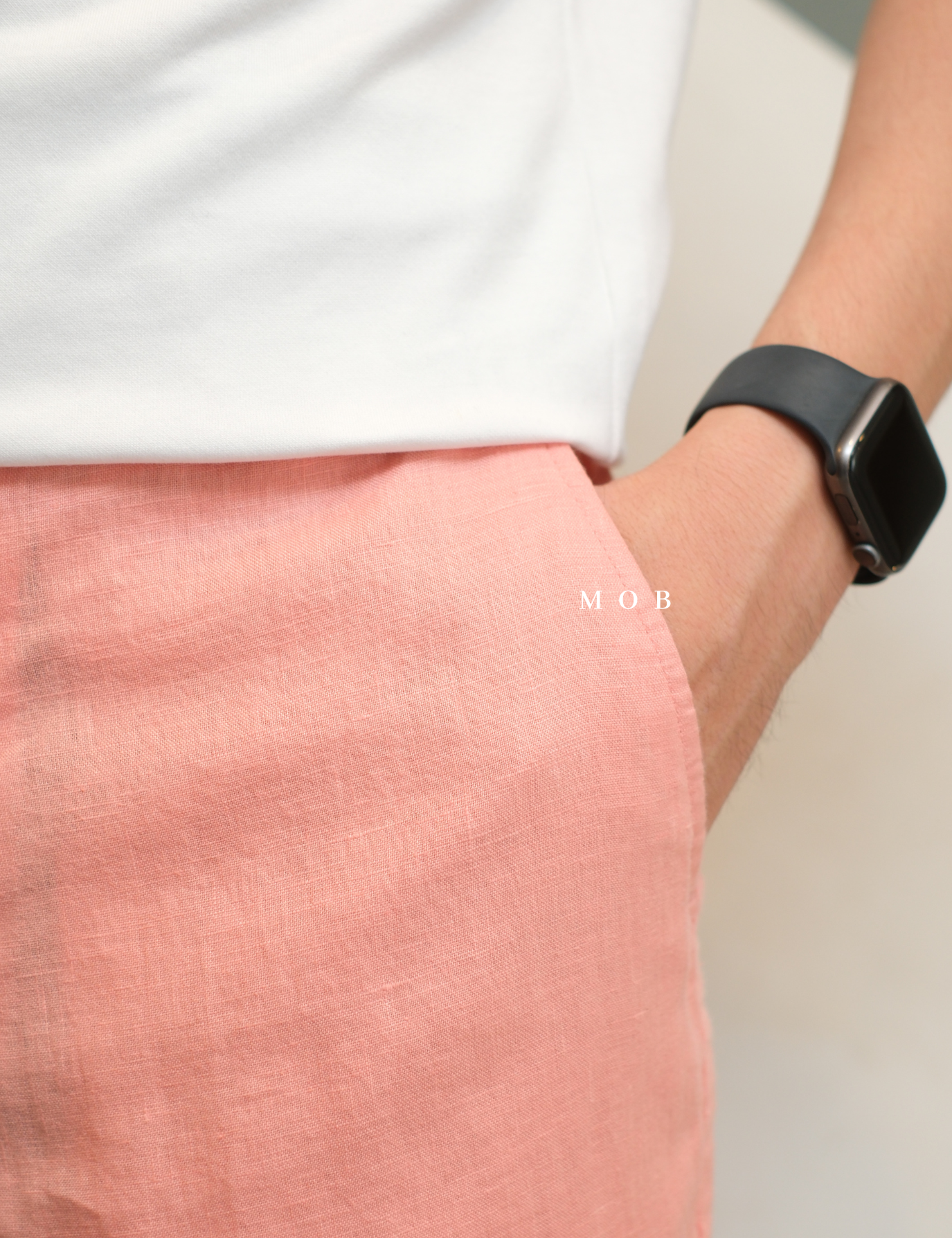 CLB02LIL002-001 Linen Luxury Pants Dusty Pink