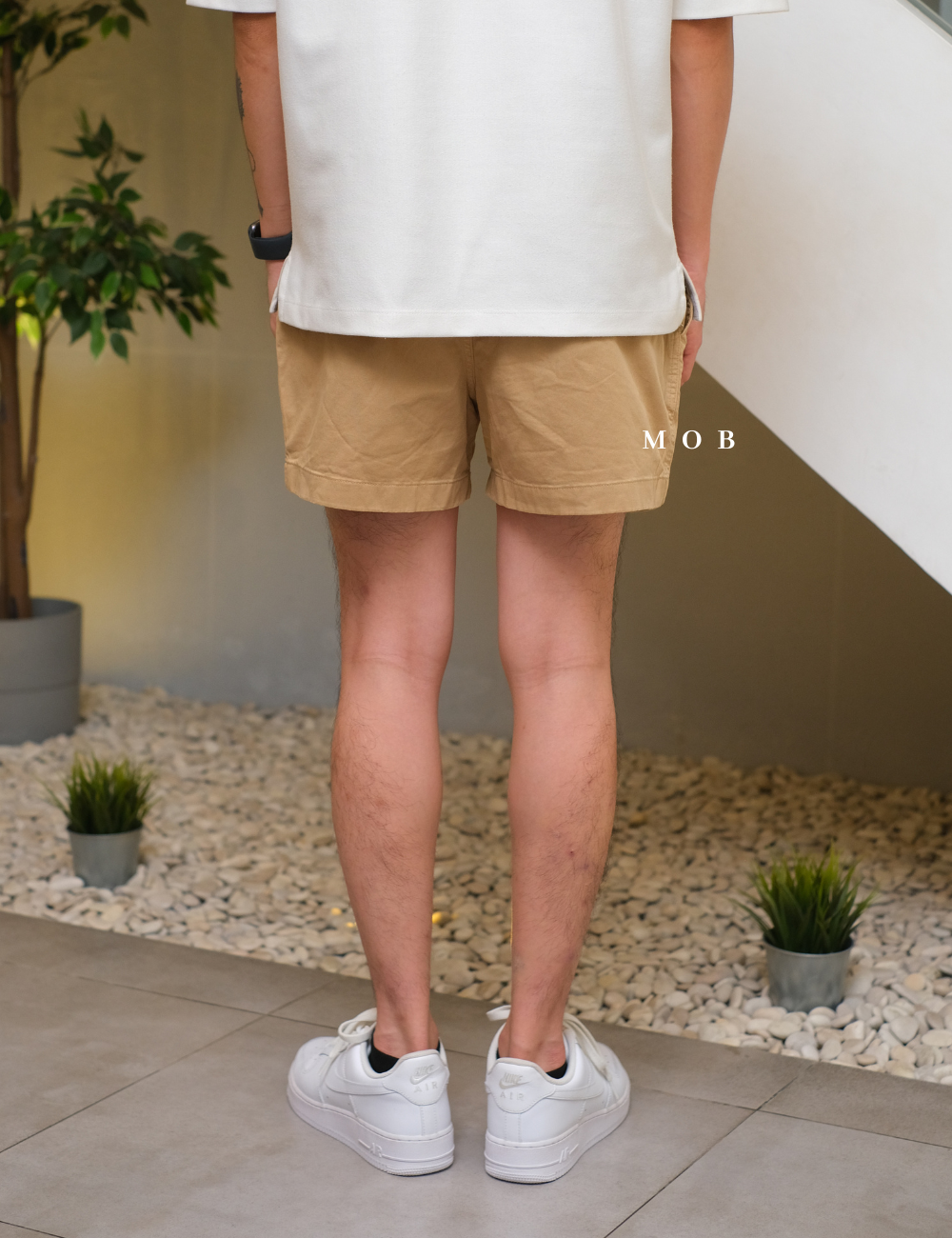 CBSSR02002 Twill Stretch Shorts Khaki (Inseam 4)