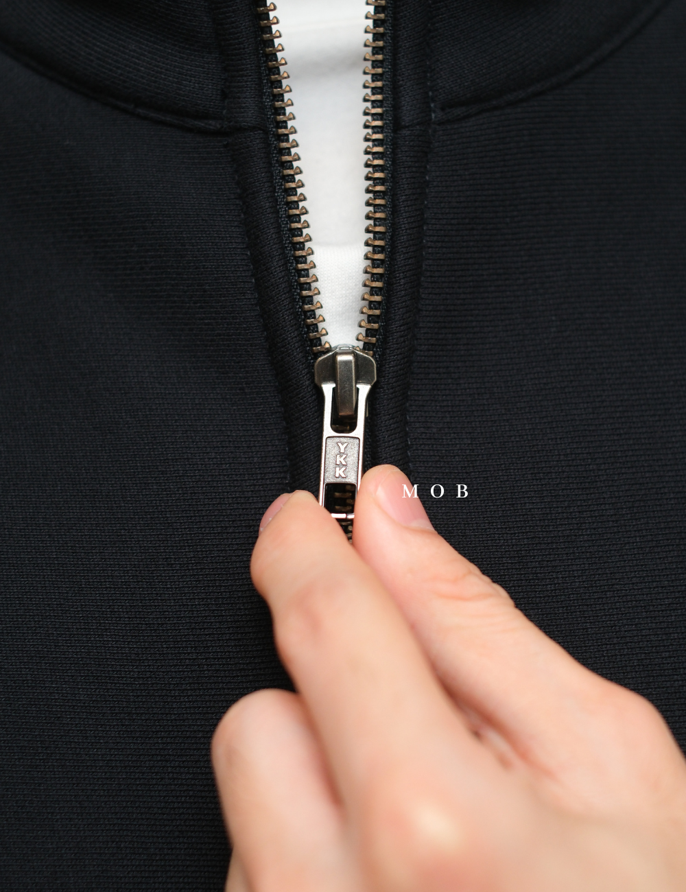 STSW05002B Basic Heavyweight 1/4 Zip Sweatshirt Black