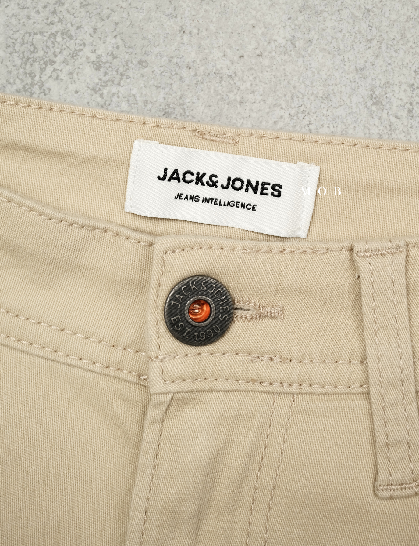 JNJSR01005 Intelligence Regular 5 Pocket Shorts Khaki 