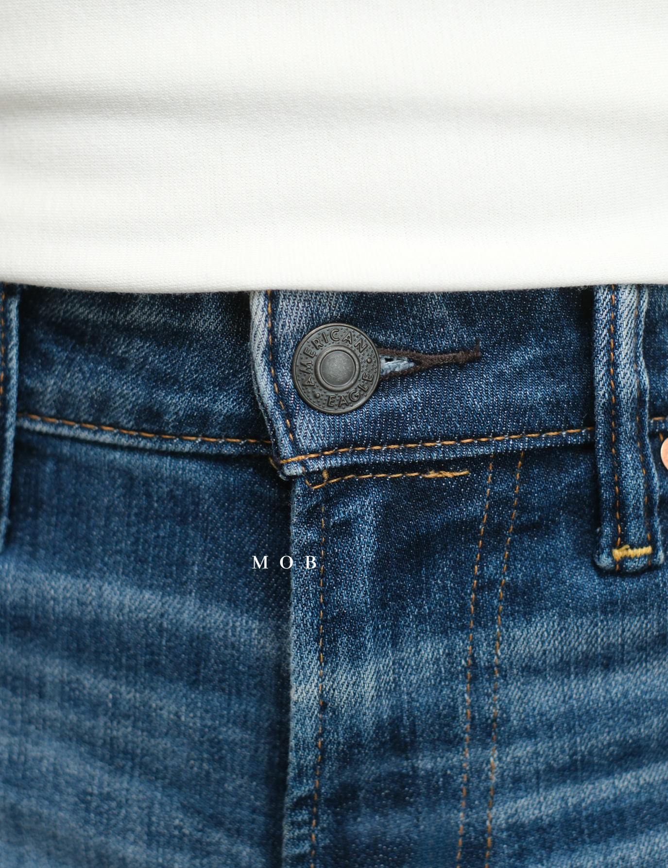 AEPT03001 AirFlex+ Original Straight Jeans Medium Blue