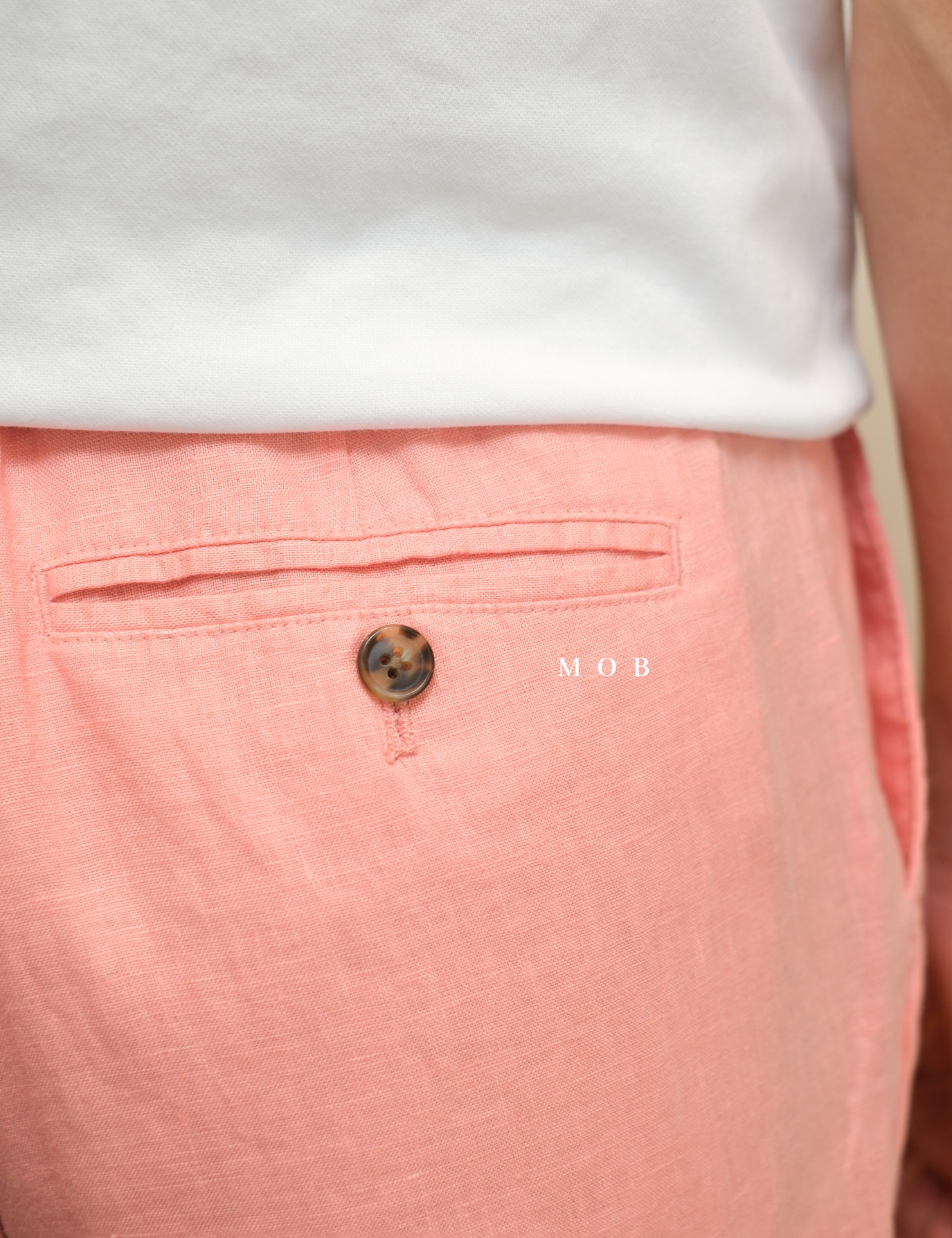 CLB02LIL002-001 Linen Luxury Pants Dusty Pink