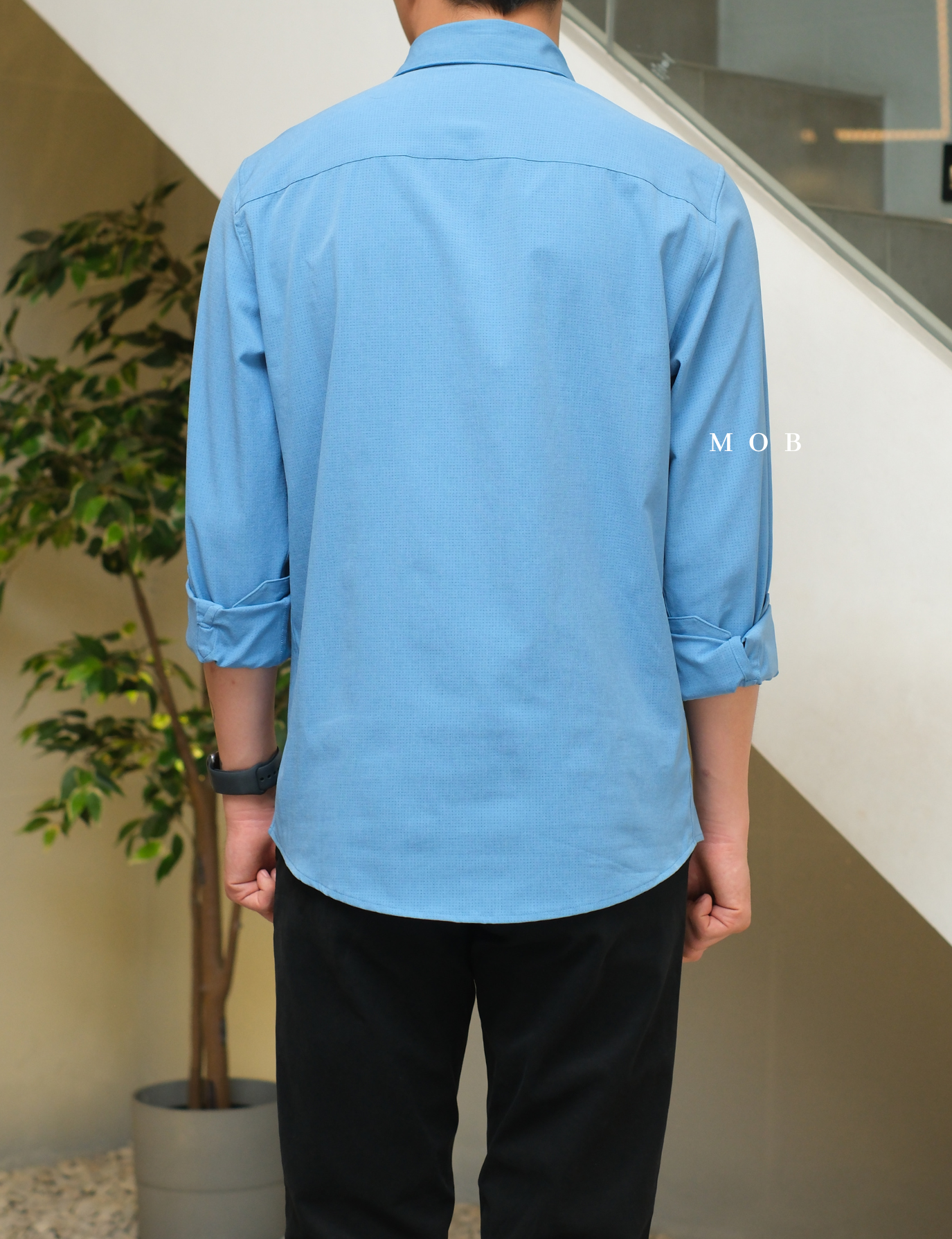 APTLSS02001E STANDARD Performance LS Shirt Blue