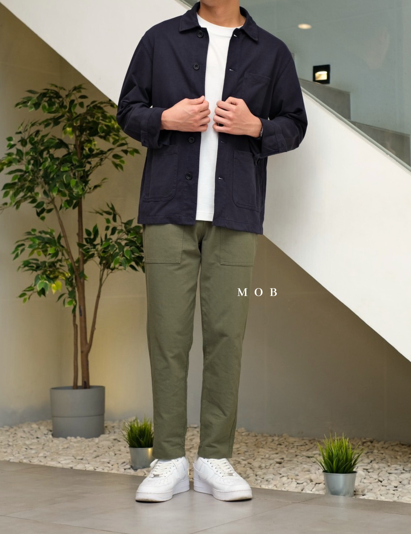 UNQPT1202 Ankle Pants Olive