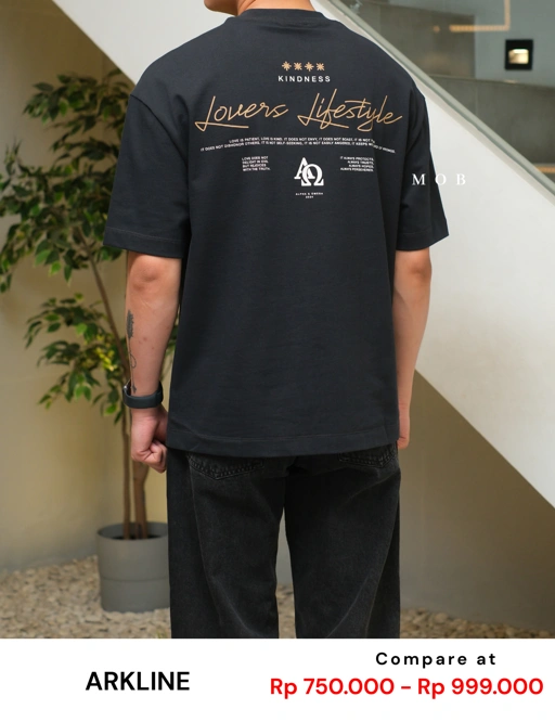 Image of ARK01SST049 Lovlife Oversize Tee Sophisto Grey