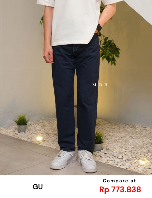 Image of GUPT03001 Regular Jeans Navy 