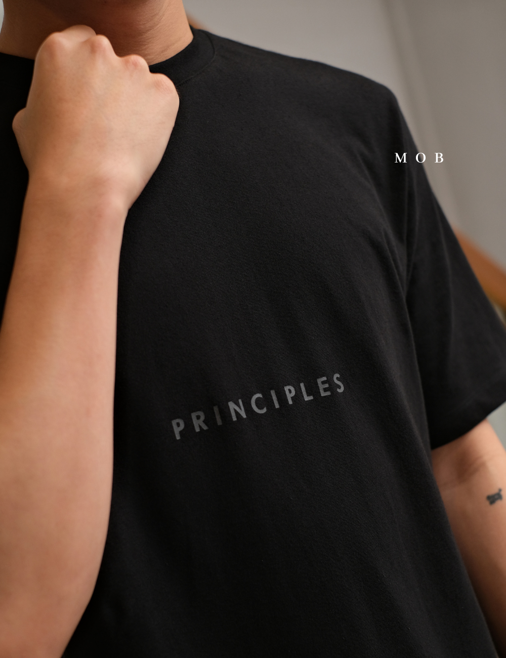 ARKSST07001 Principles Tshirt Black (S ONLY)
