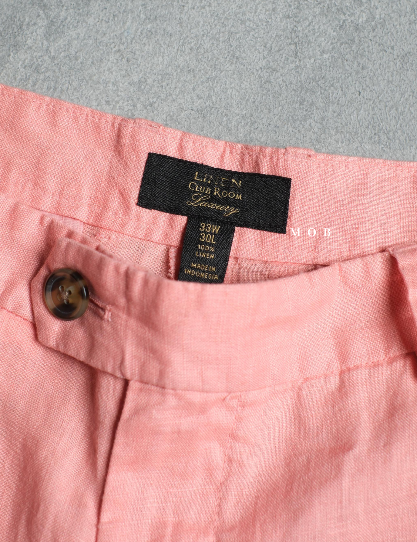 CLB02LIL002-001 Linen Luxury Pants Dusty Pink