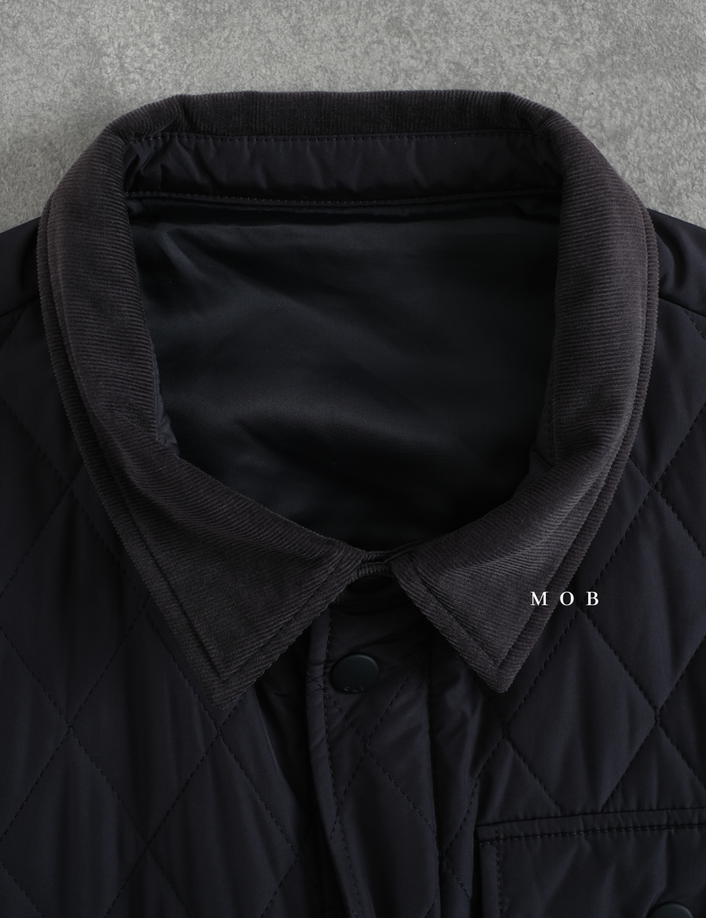 SPJ01001 Quilted Jacket Navy