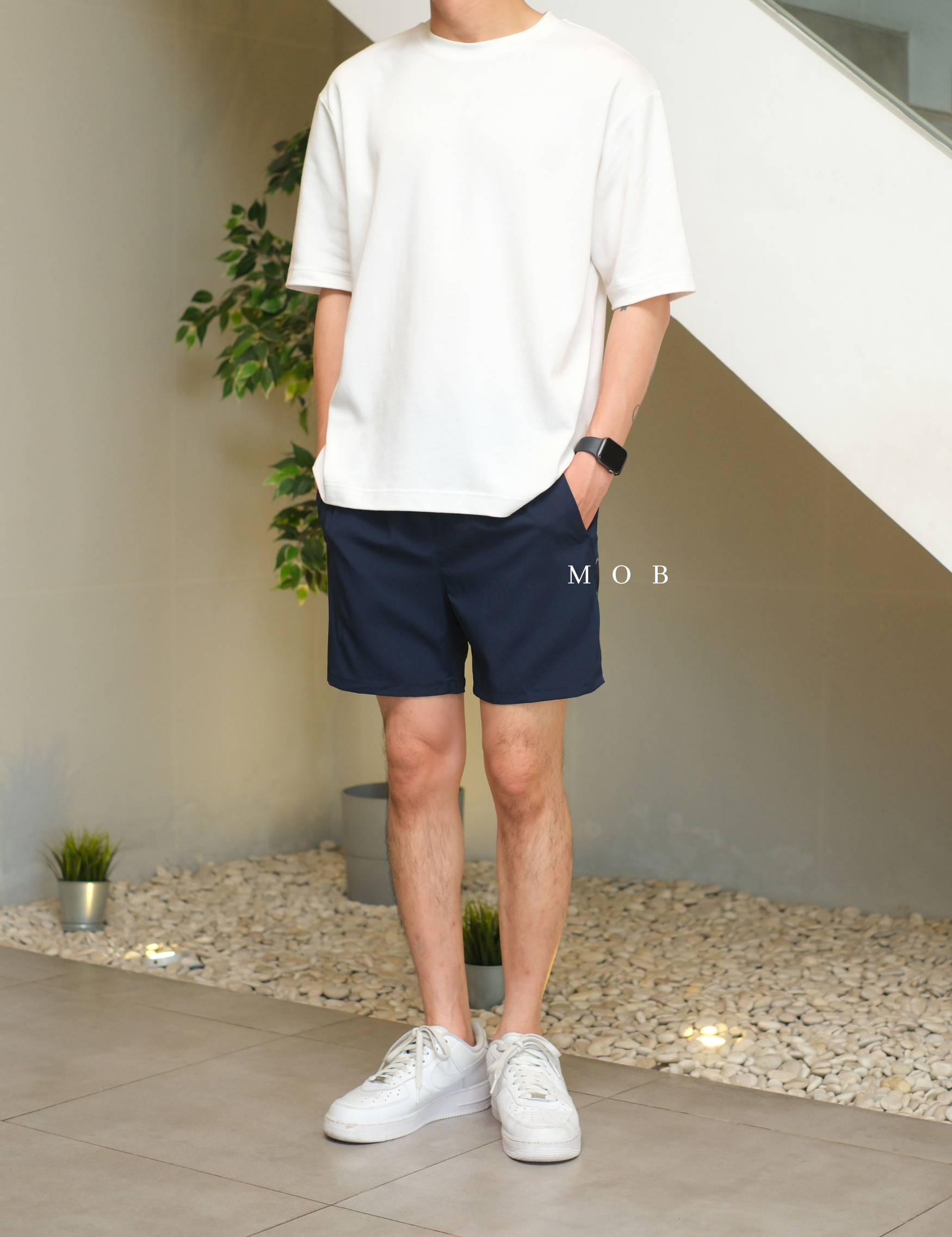 AKSR01002 Active Woven Shorts Navy