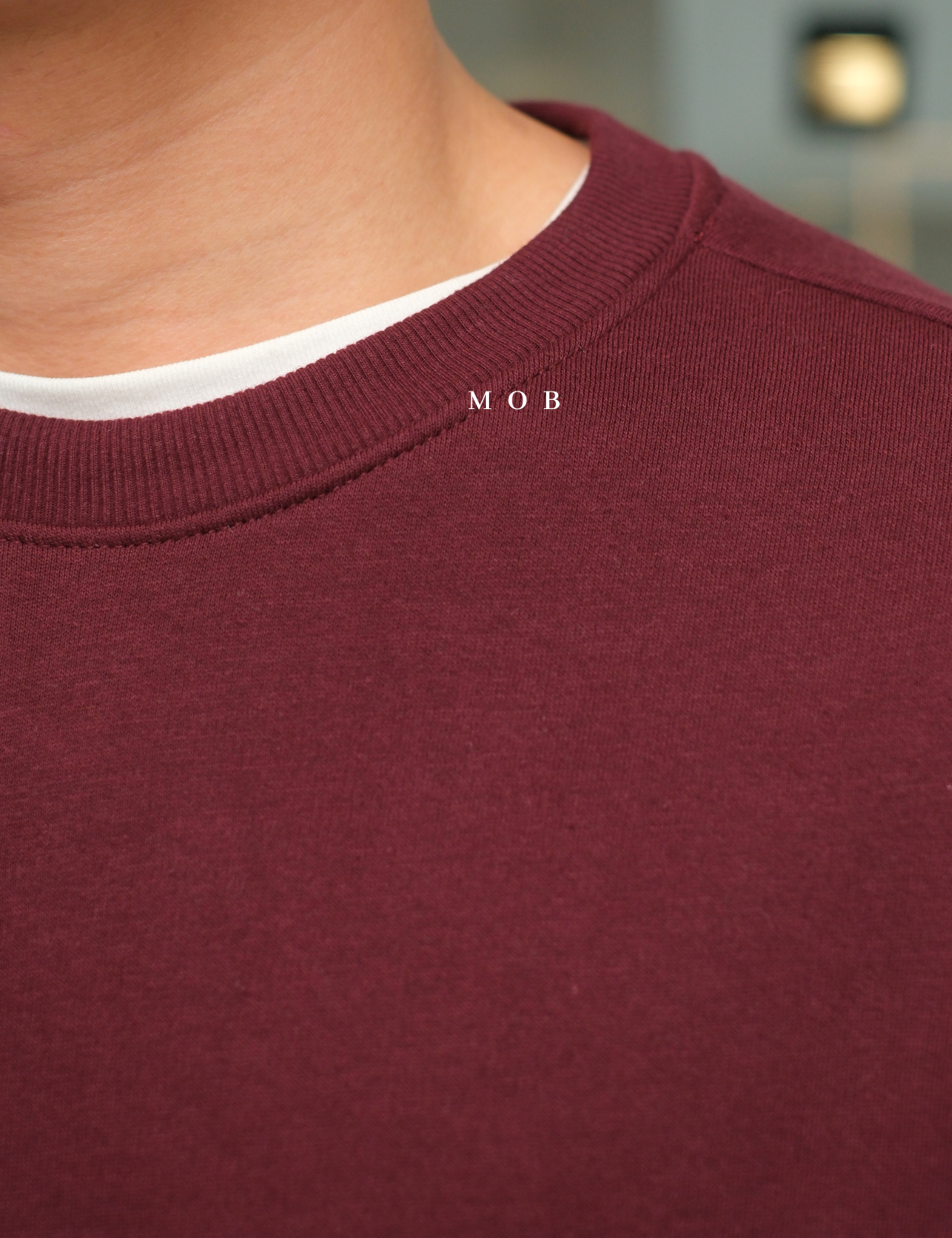 HMSW04002 Loose Fit Sweatshirt Maroon
