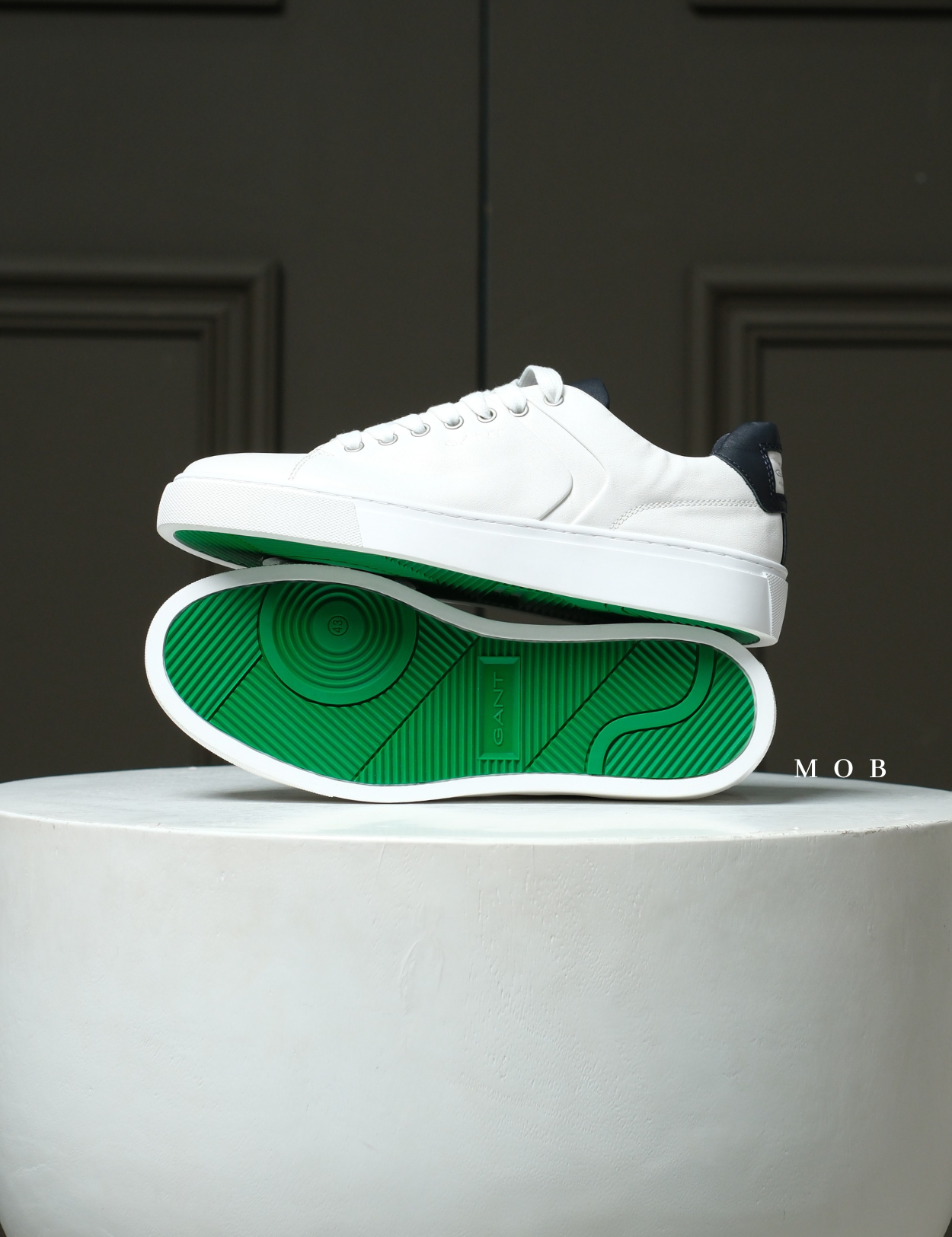 GNTSH01001 Mc Julien Sneakers White Deep Ocean