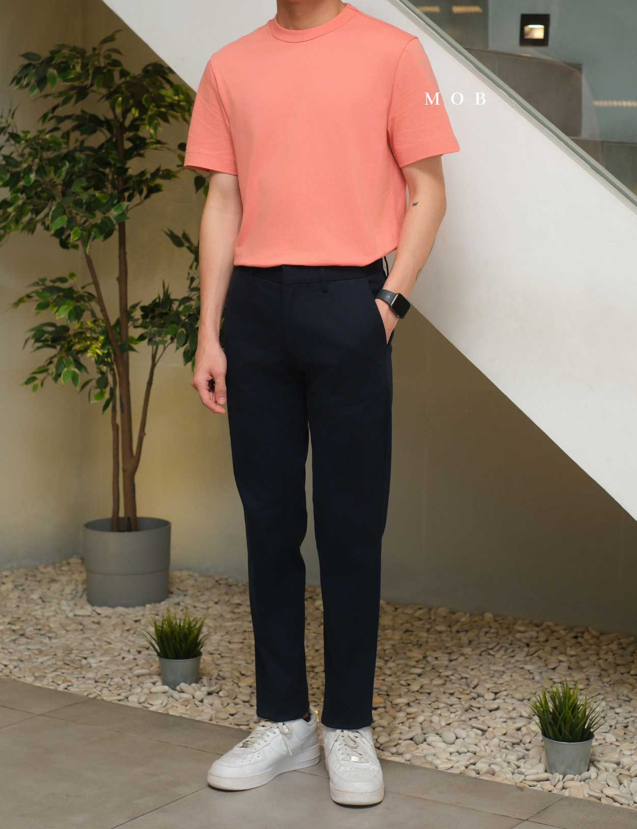MODSST01001A Basic SS Tee Coral