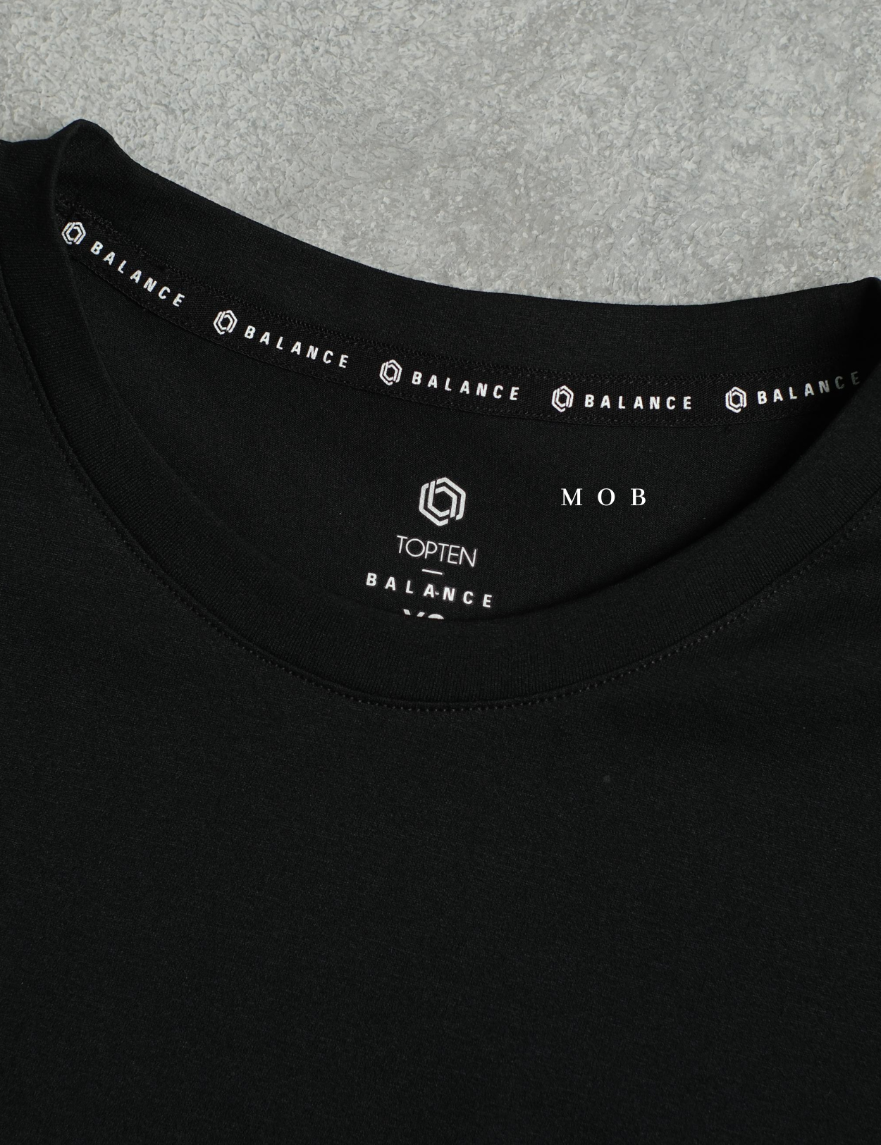 TOPSST03001A UV & Cooling SS Tee Black