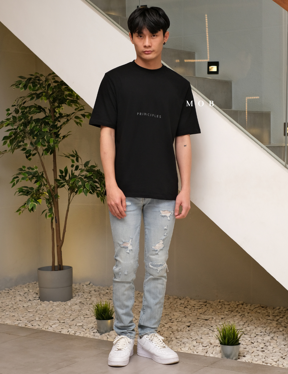 ARKSST07001 Principles Tshirt Black (S ONLY)