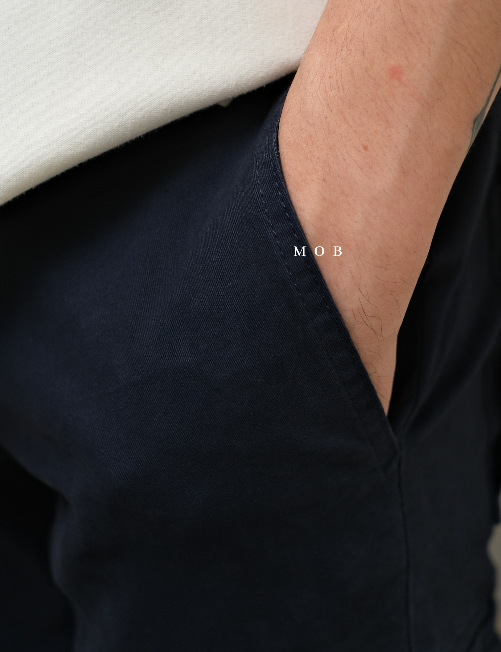 AZEPT05005 Straight Fit Cargo Pants Navy 