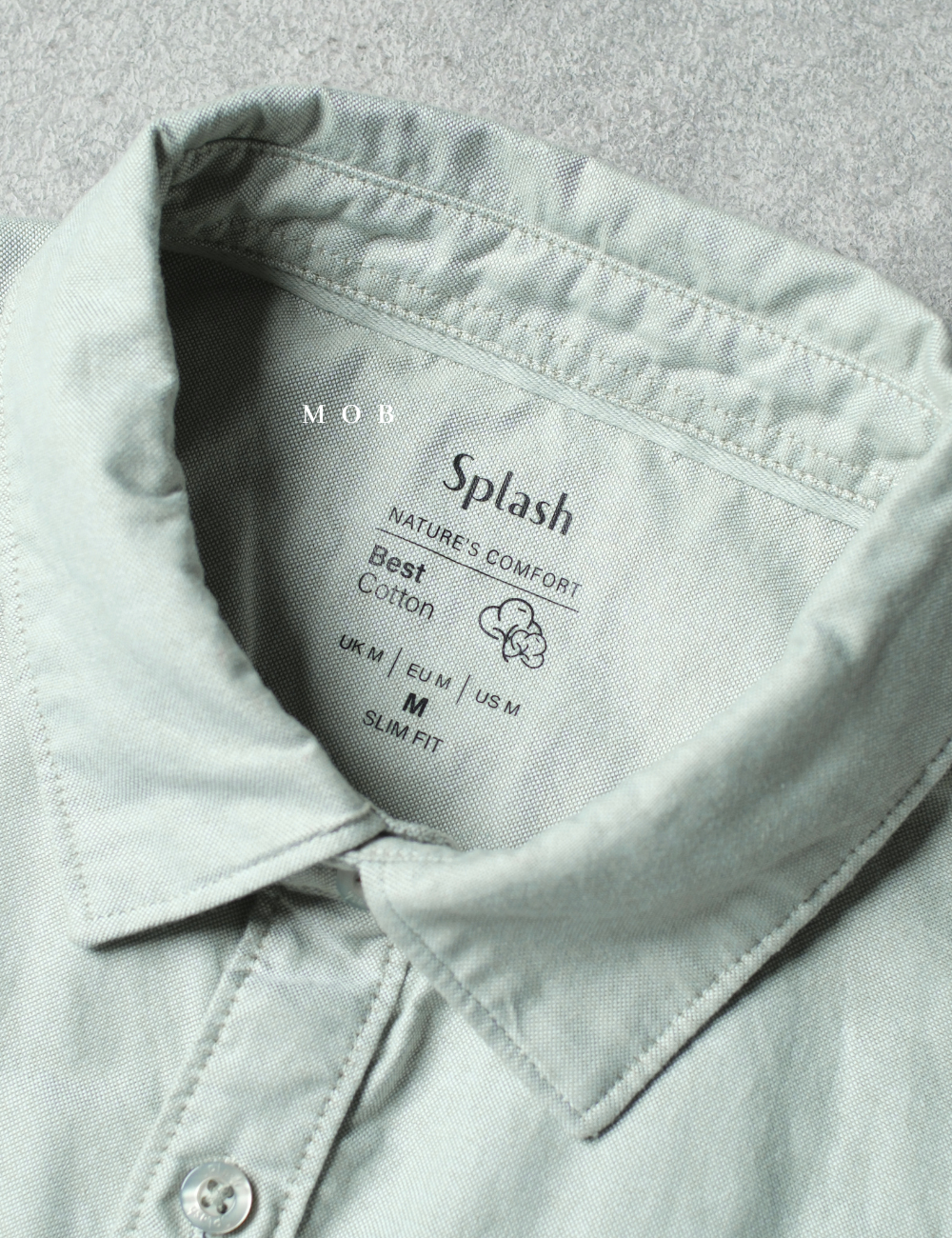 SPLLSS02002 Nature Comfort Slim LS Shirt Mint