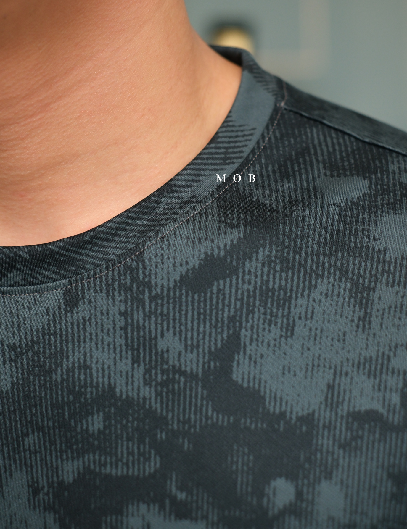 HMSST03001B DryMove SS Tee Charcoal Camo