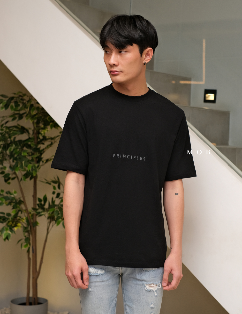 ARKSST07001 Principles Tshirt Black (S ONLY)