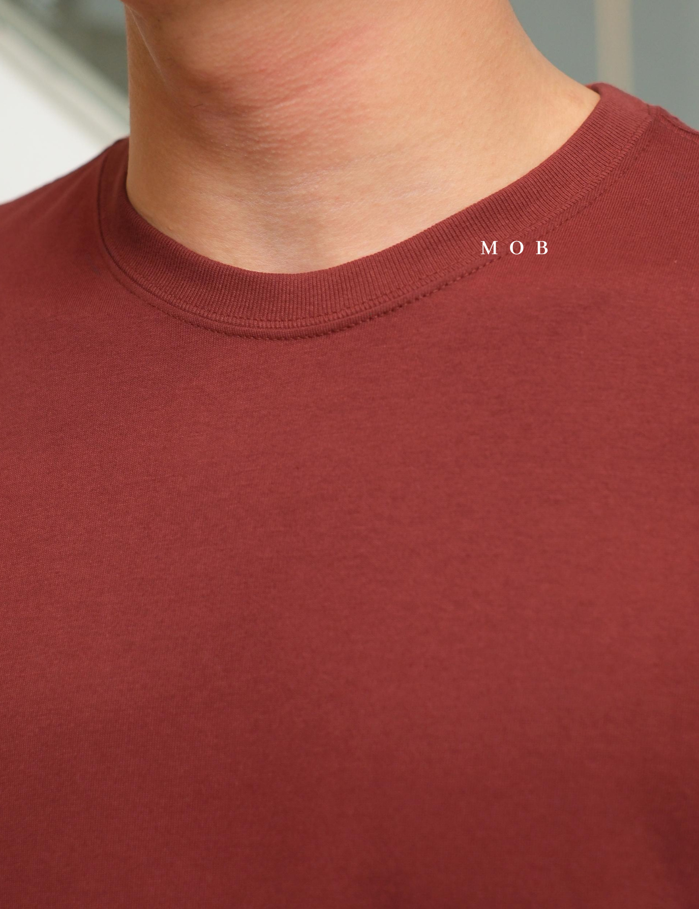LESST01002 Basic Super SS T-Shirt Maroon