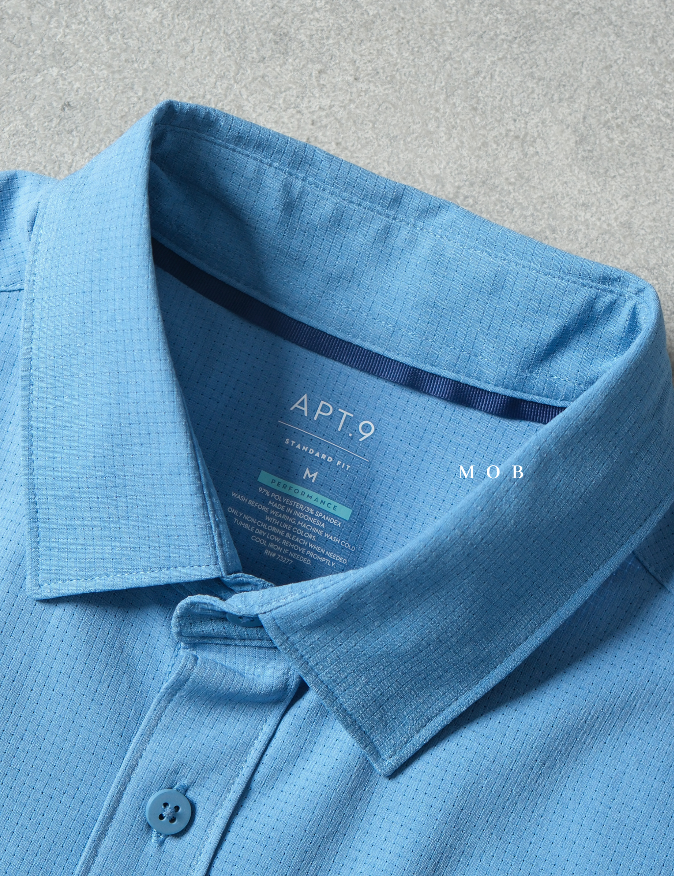 APTLSS02001E STANDARD Performance LS Shirt Blue