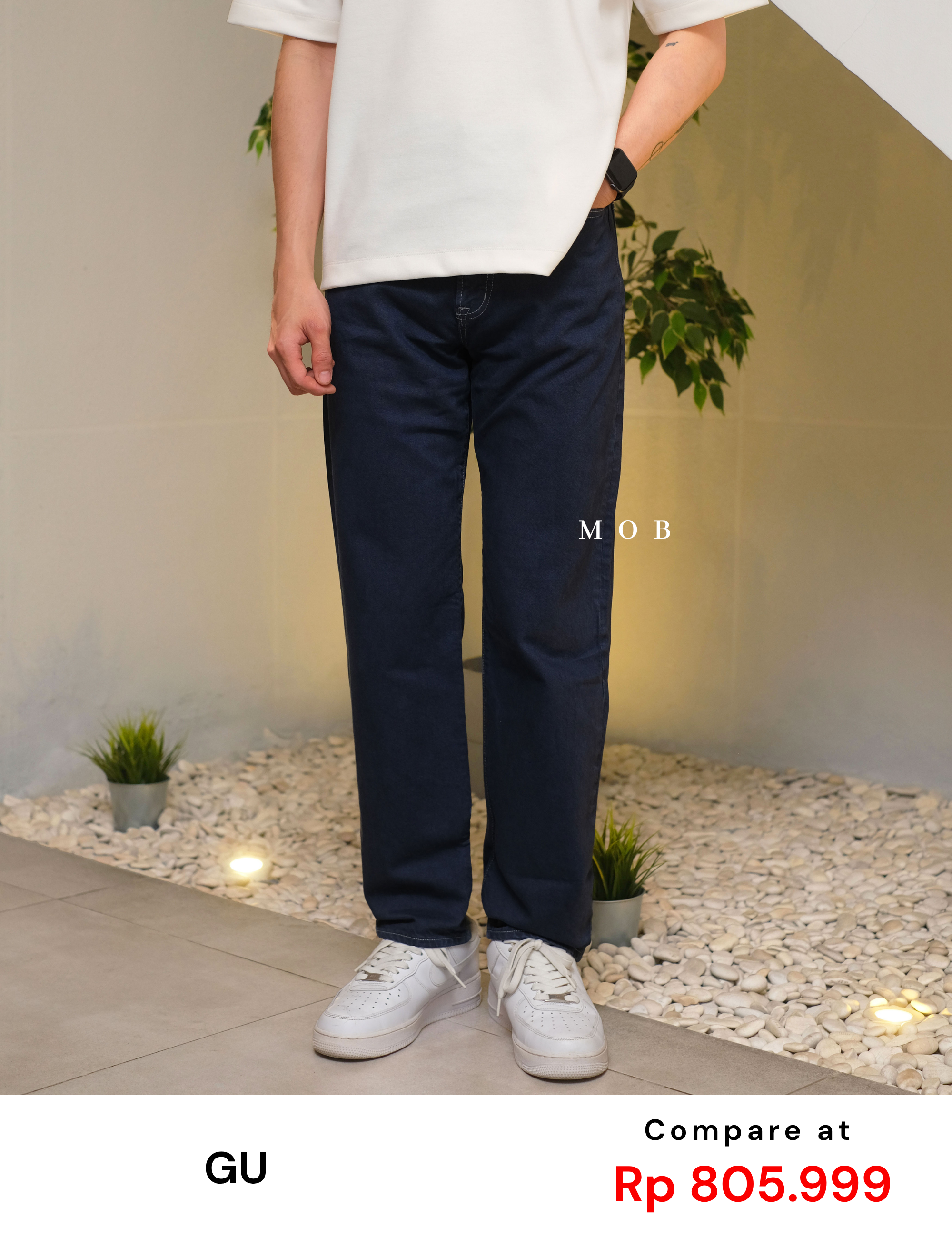 GUPT03001 Regular Jeans Classic Navy