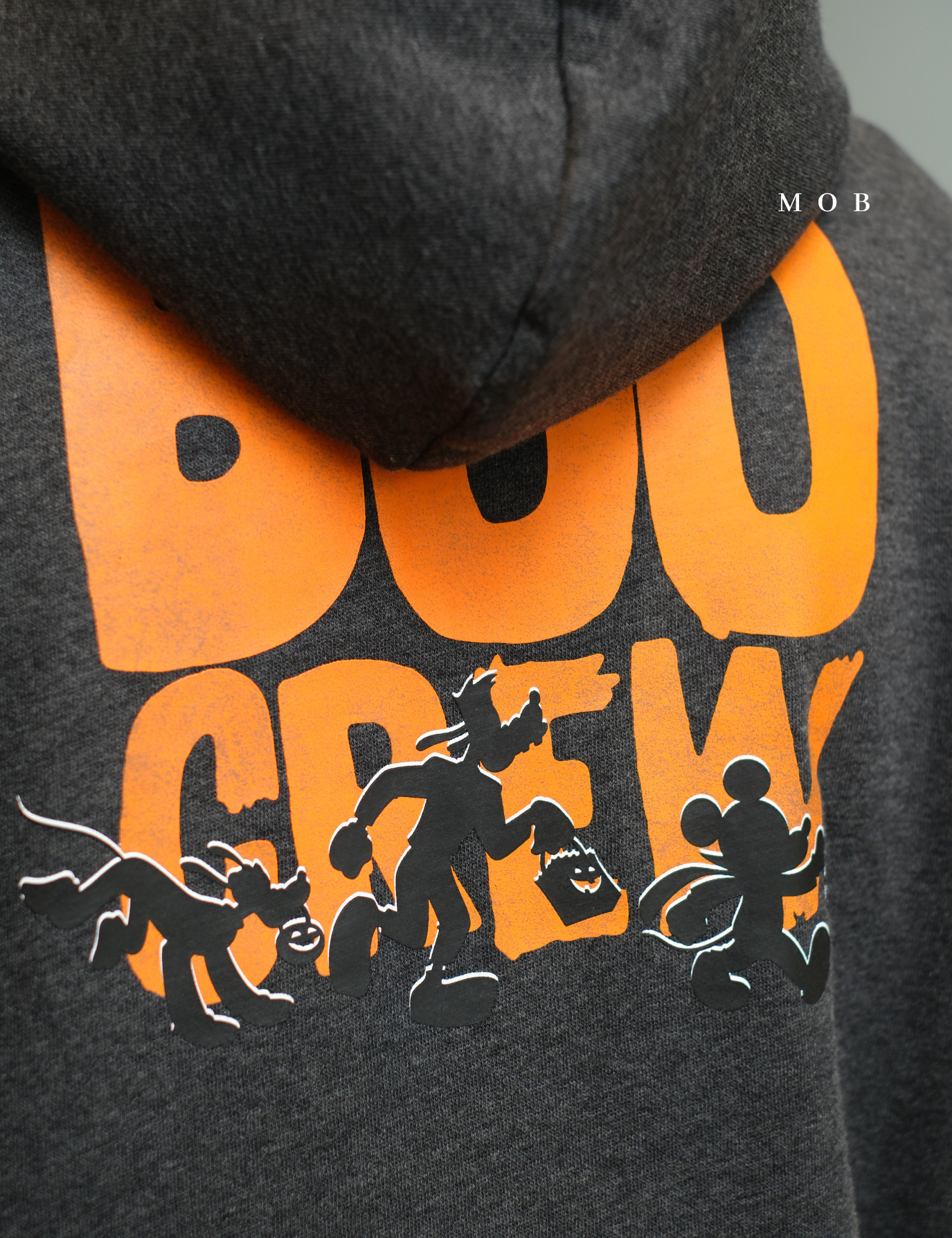 ONV01HDO002-001 Old Navy x Disney Mickey Boo Pullover Hoodie Dark Grey